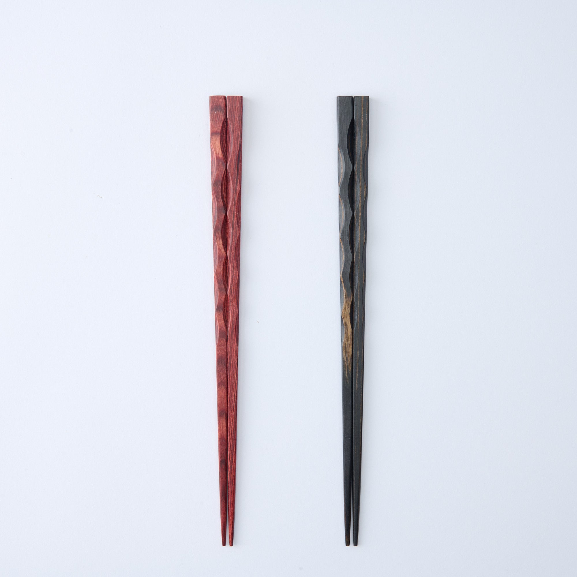 Wavy Grip Wood Grain Chopsticks