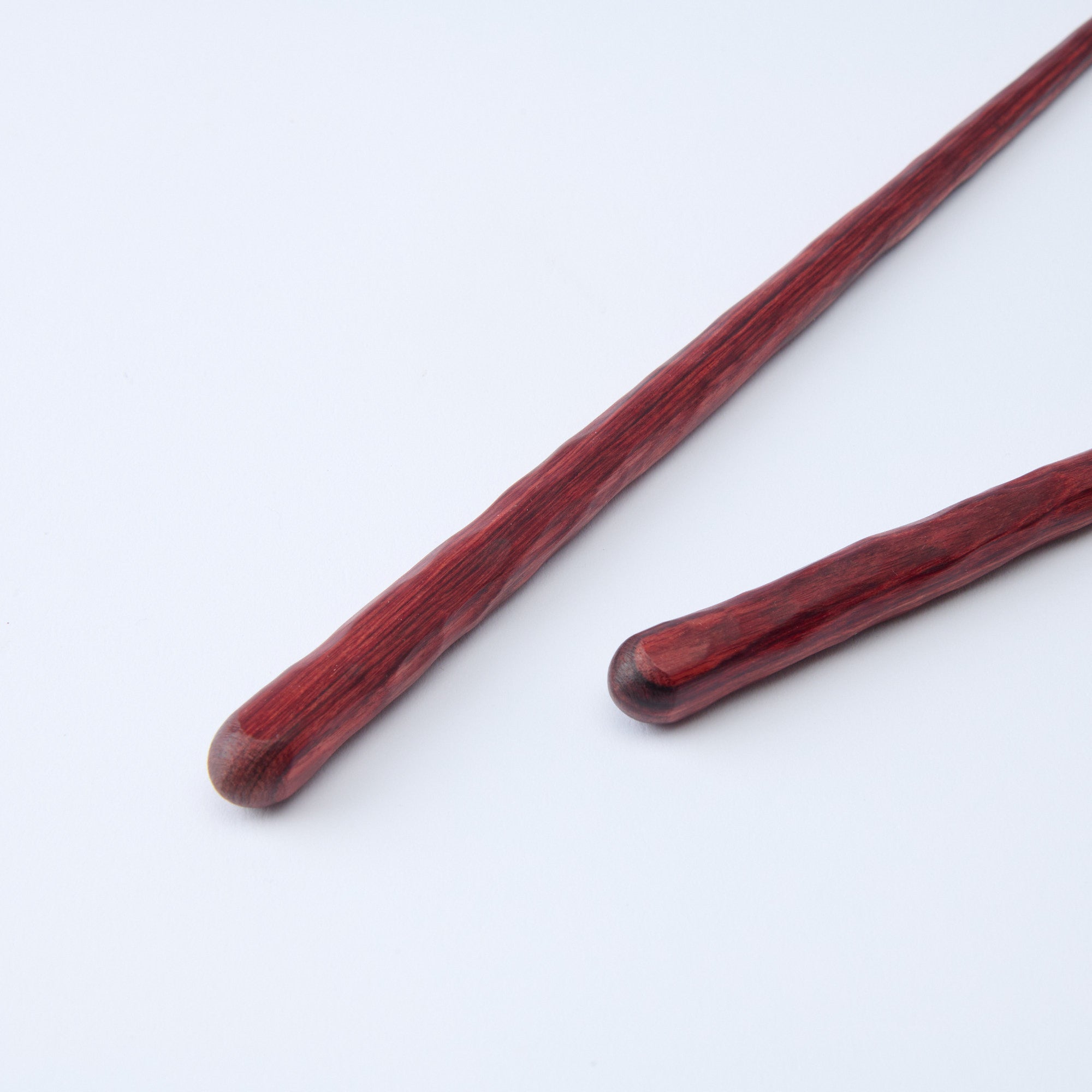 Thick Wavy Grip Wood Grain Chopsticks
