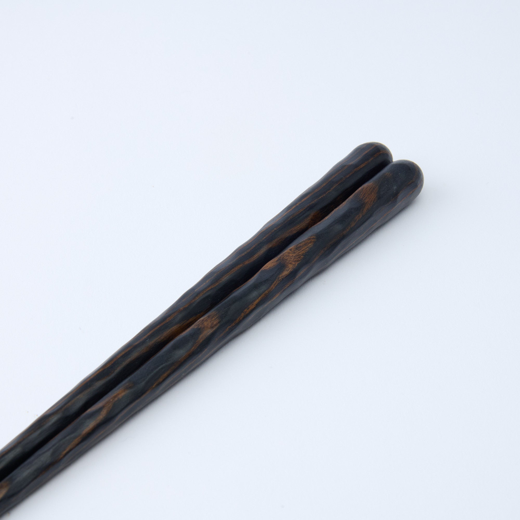 Thick Wavy Grip Wood Grain Chopsticks