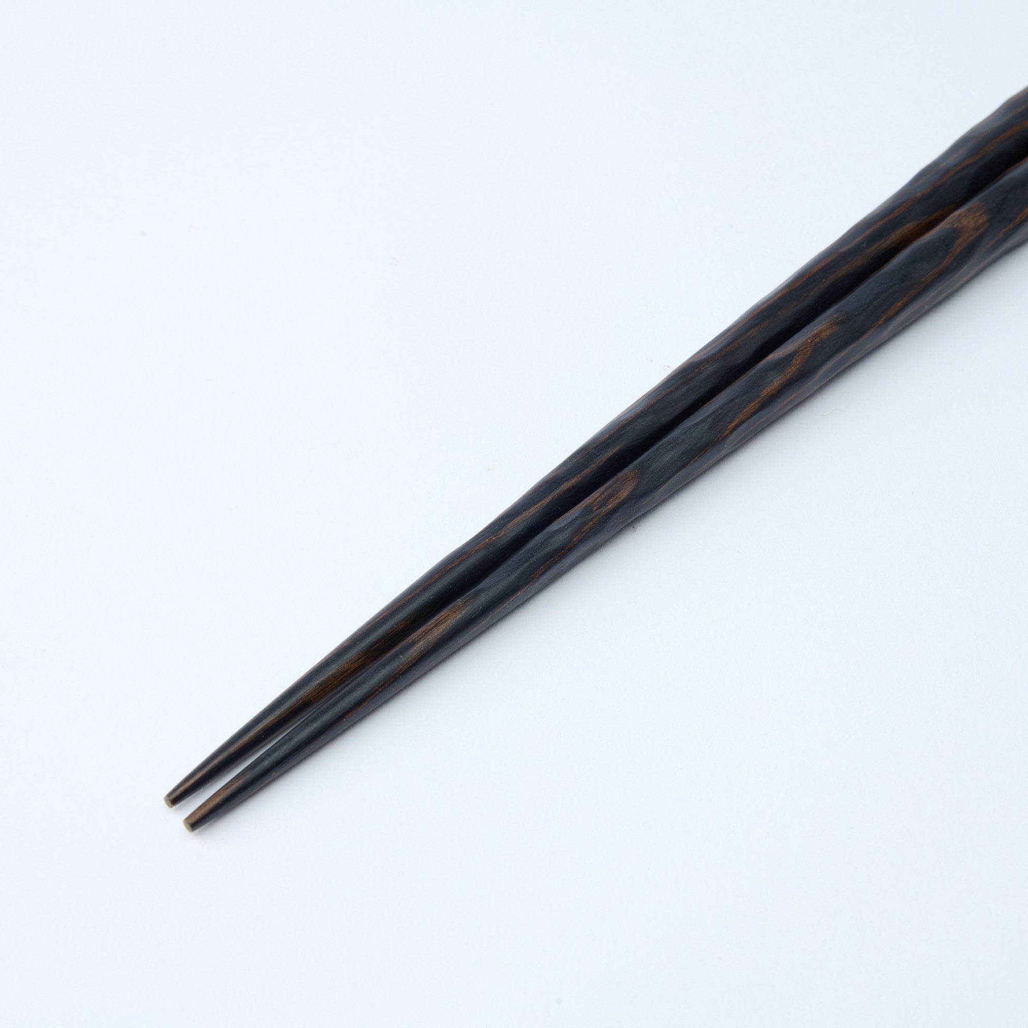 Thick Wavy Grip Wood Grain Chopsticks