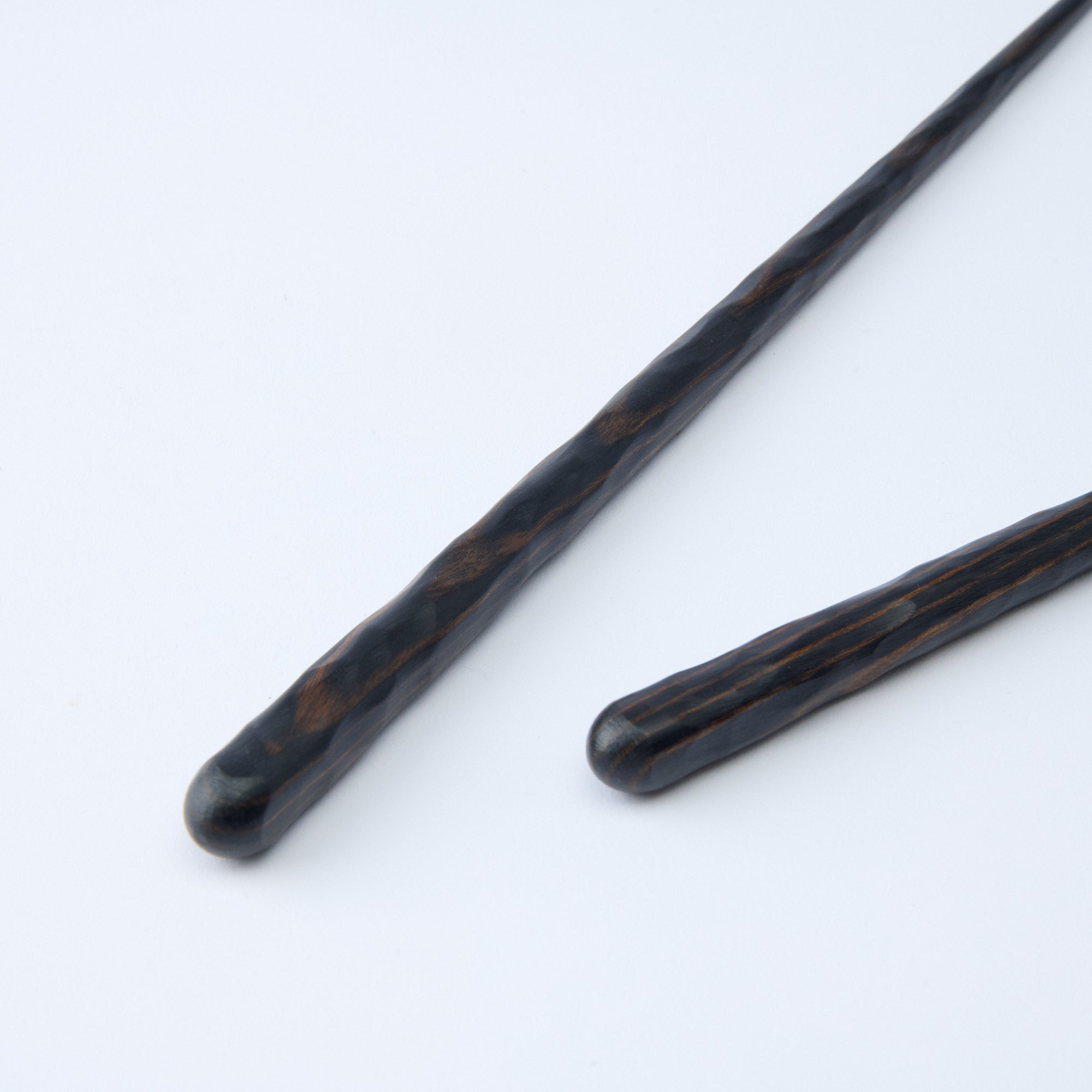 Thick Wavy Grip Wood Grain Chopsticks