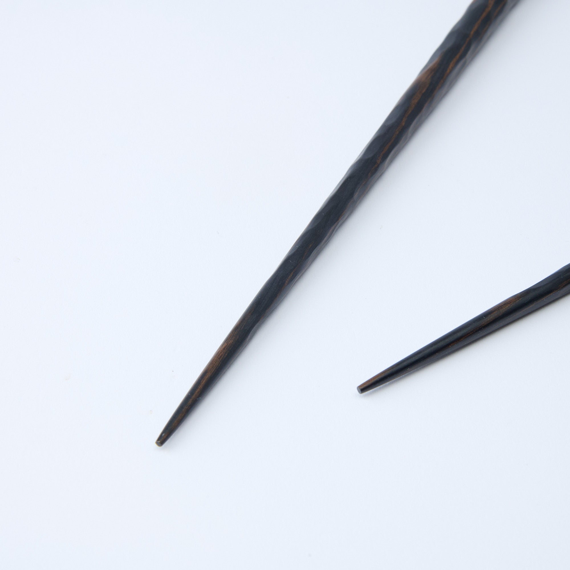 Thick Wavy Grip Wood Grain Chopsticks