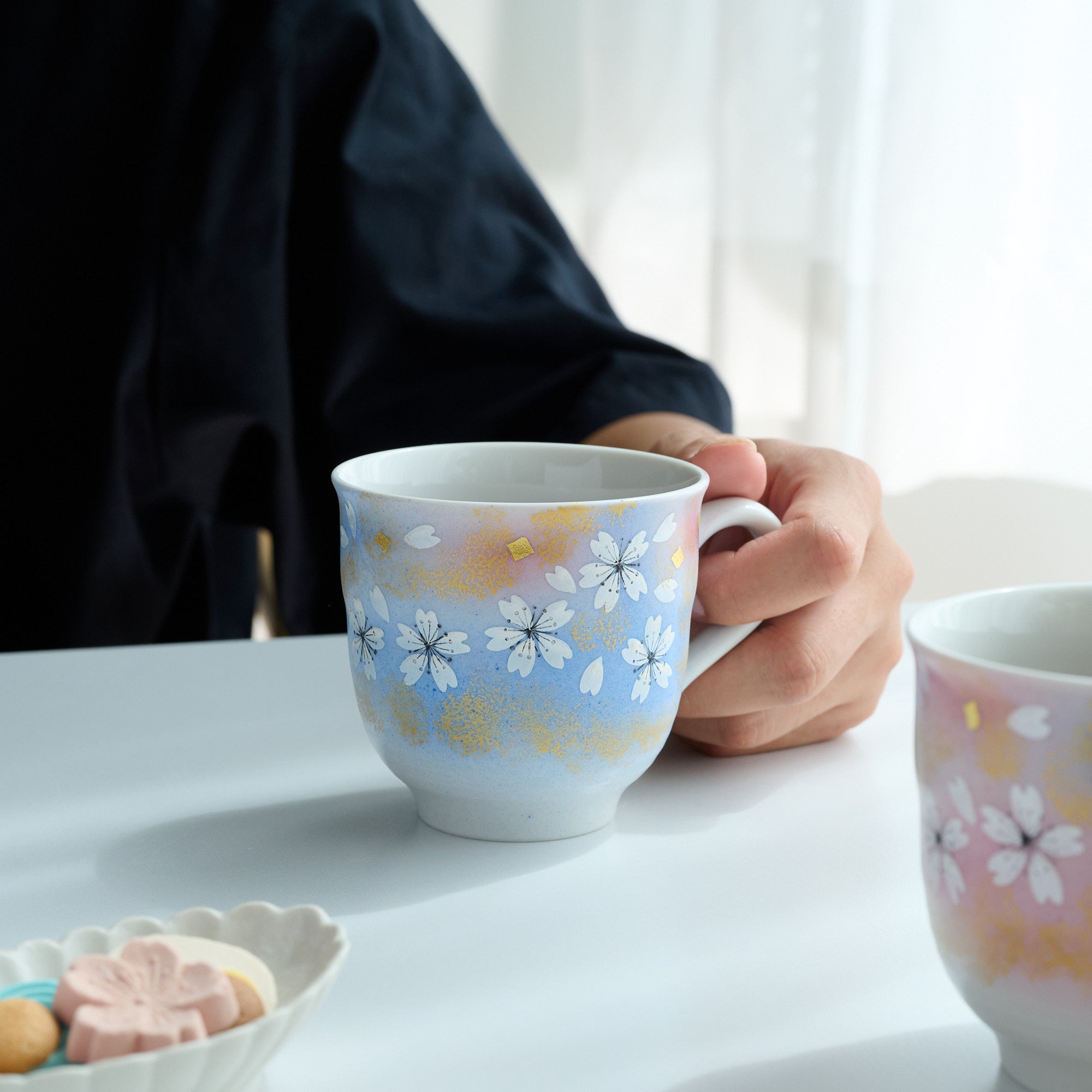 Flower Dance Mug Pair