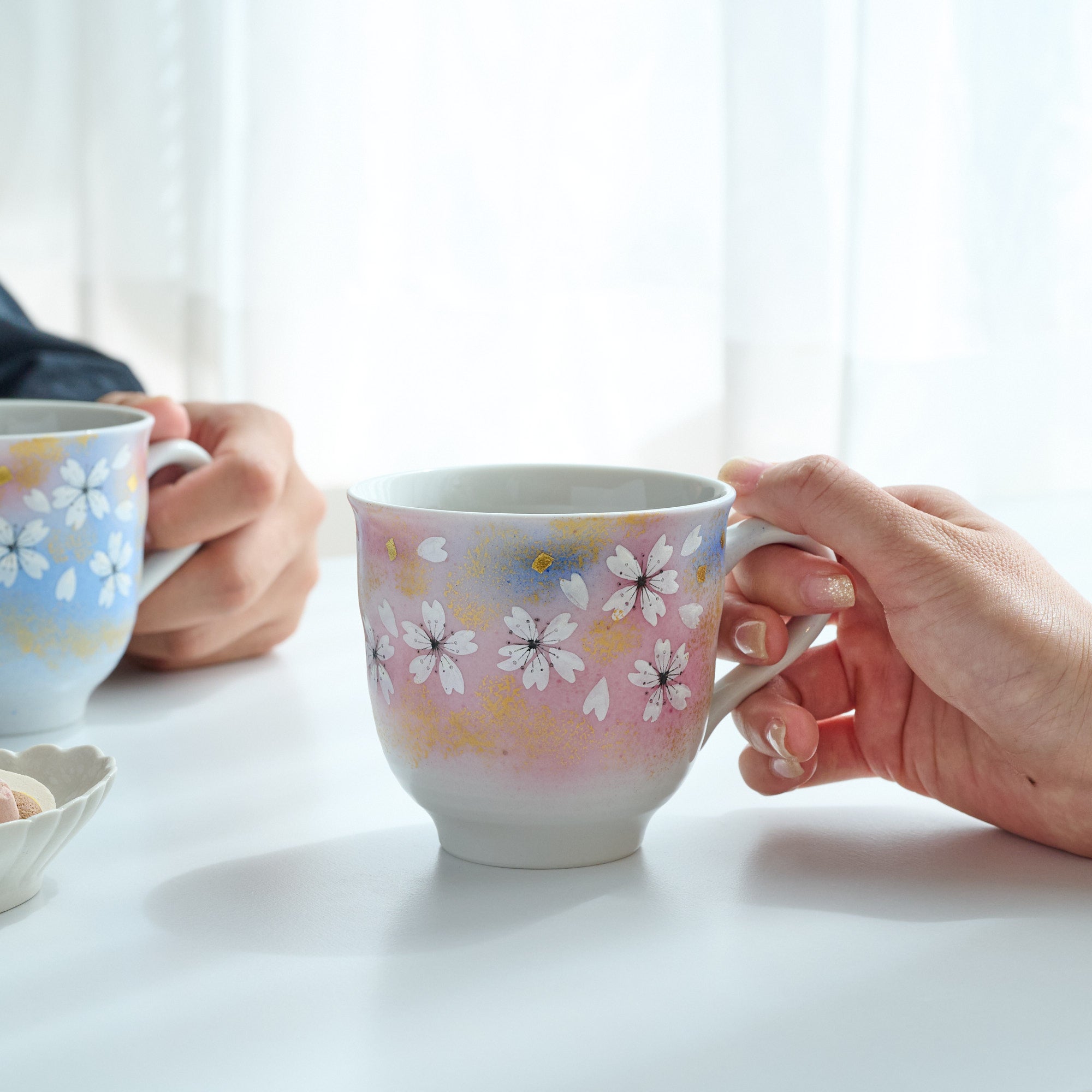 Flower Dance Mug Pair
