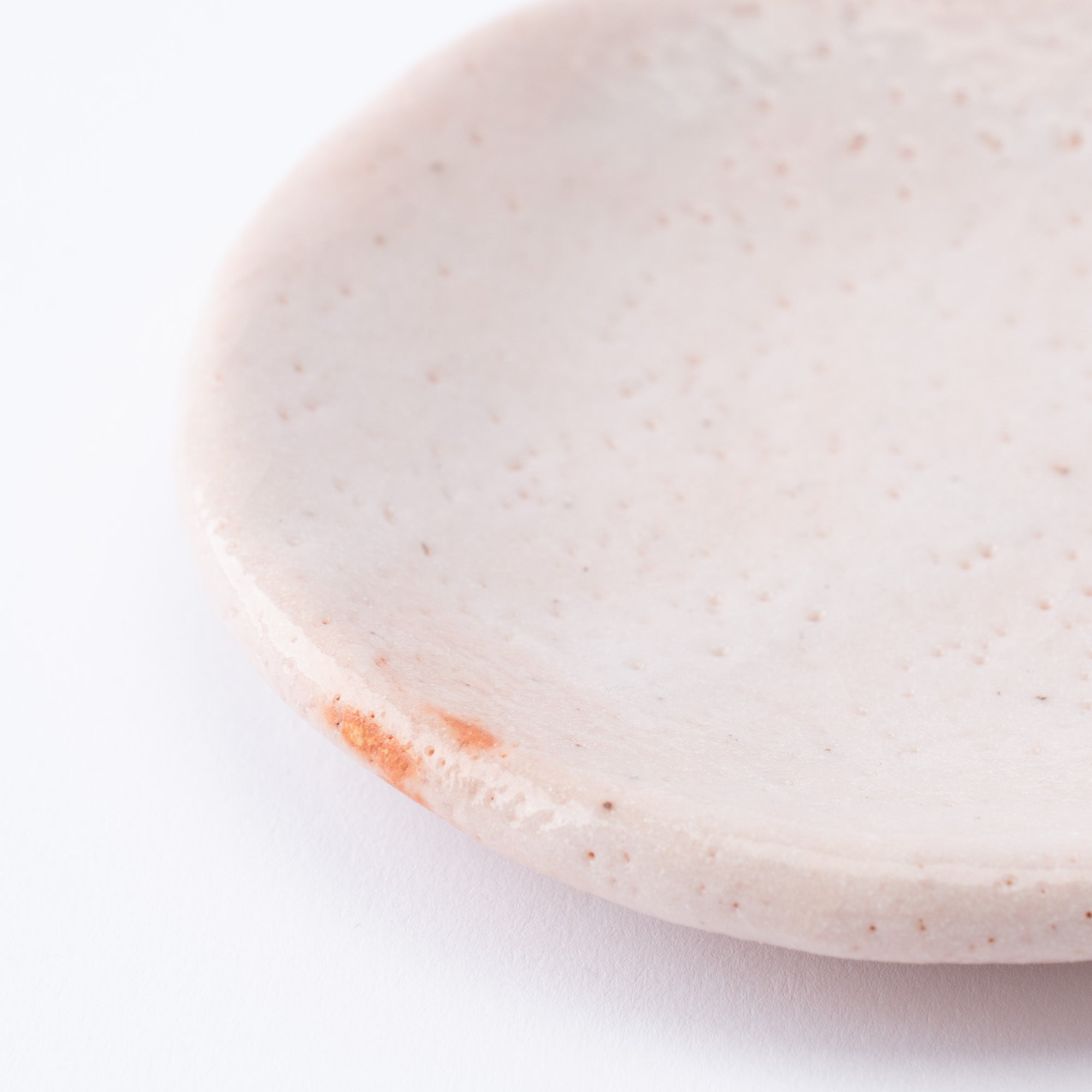 Shino Blush Sauce Plate