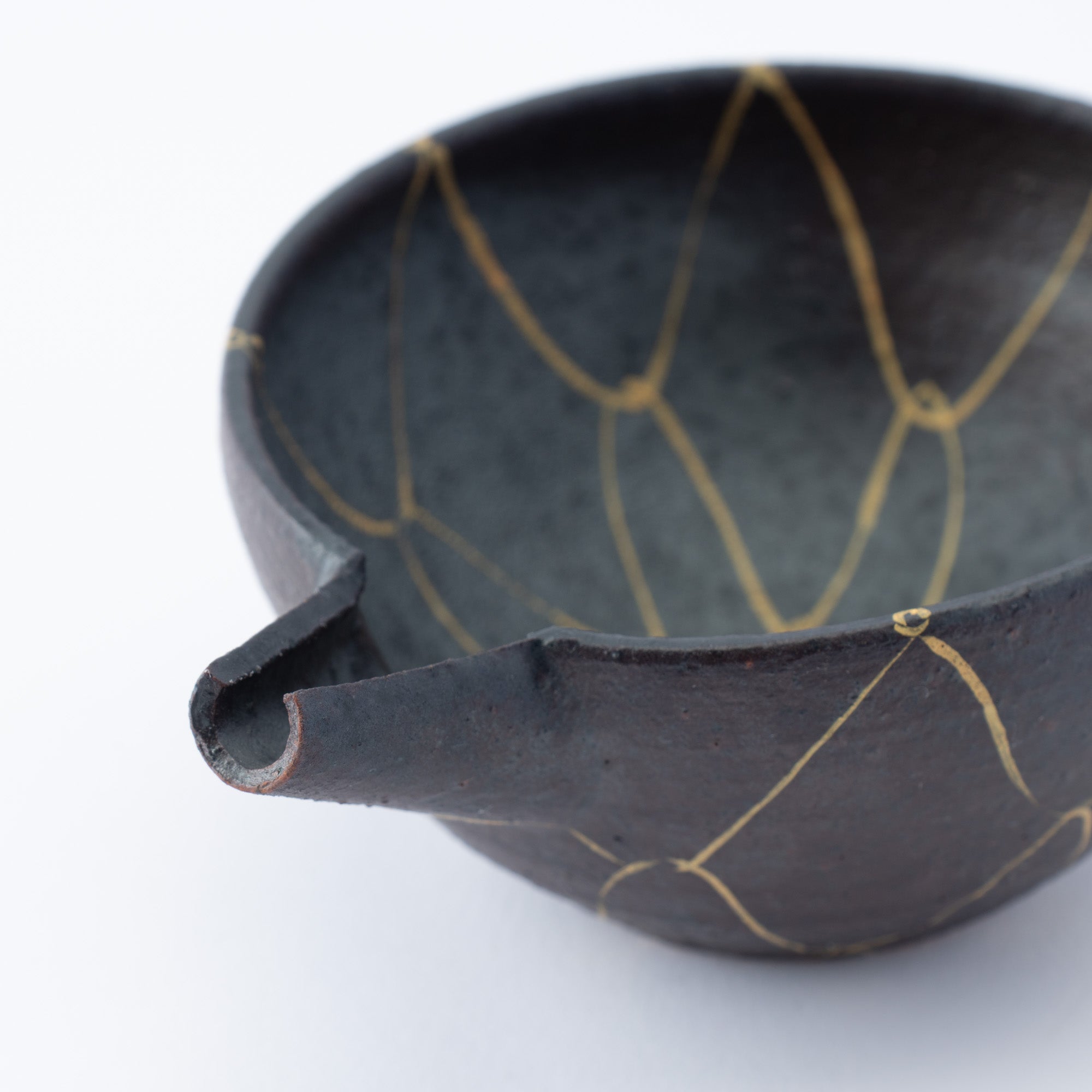 Jarra de sake Kinsai Mesh Design Katakuchi