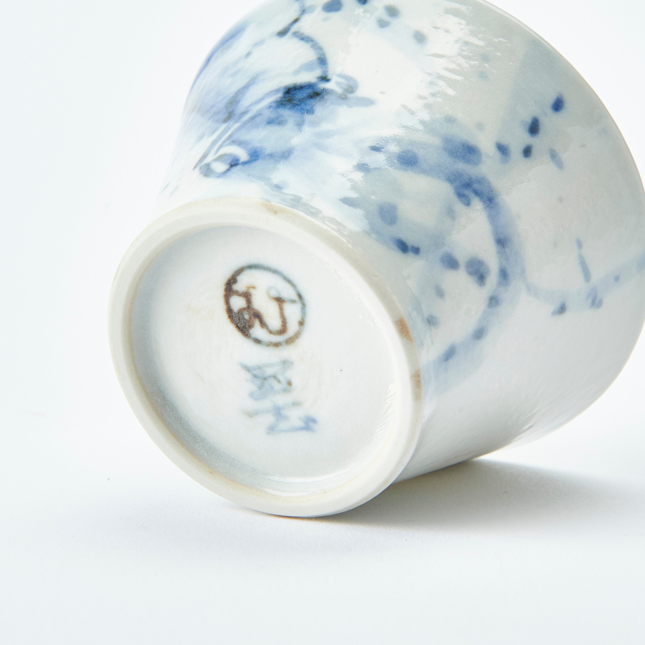 Sea Creatures in Blue Sake Set