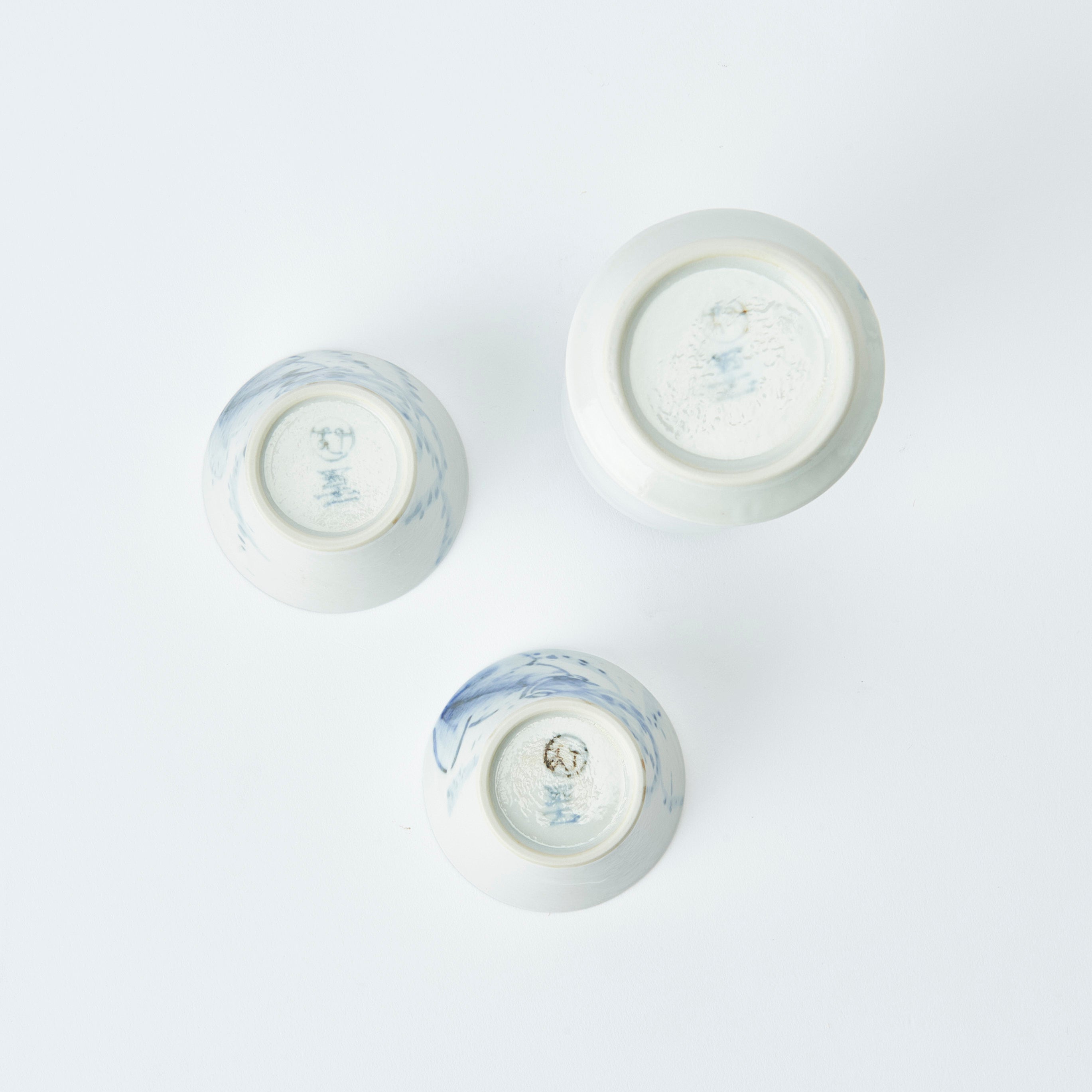 Sea Creatures in Blue Sake Set