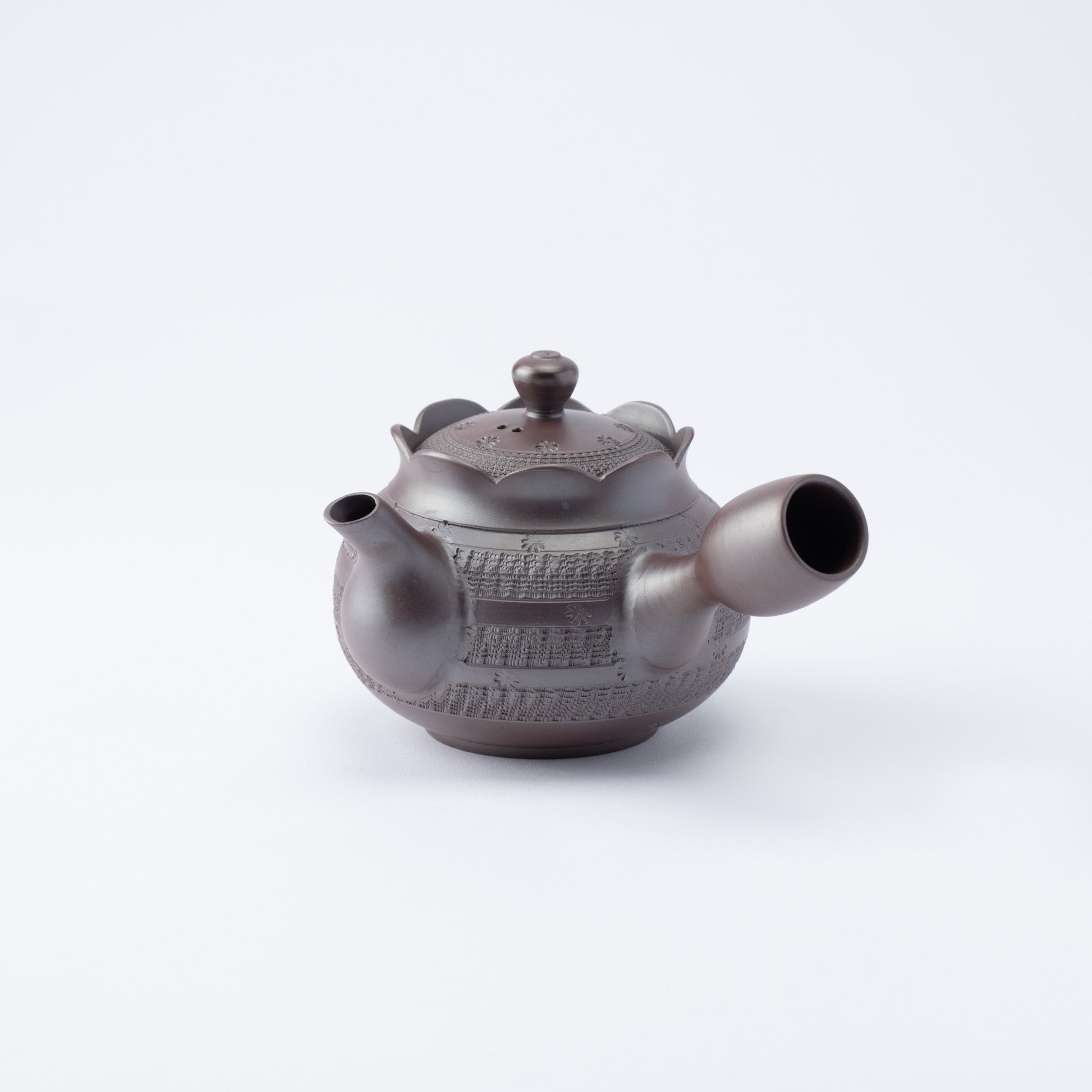 Floral Carving Japanese Tea Set