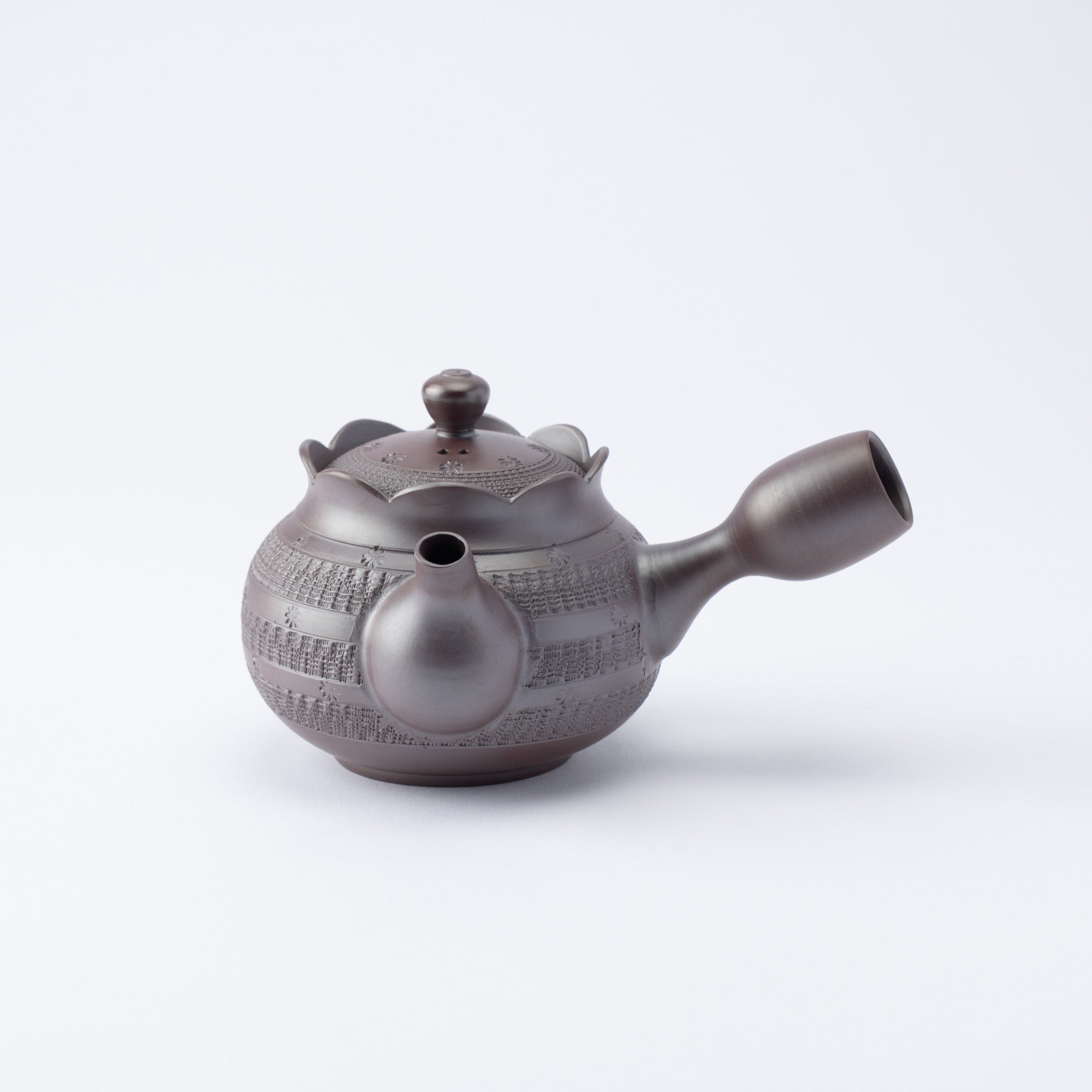 Floral Carving Japanese Tea Set