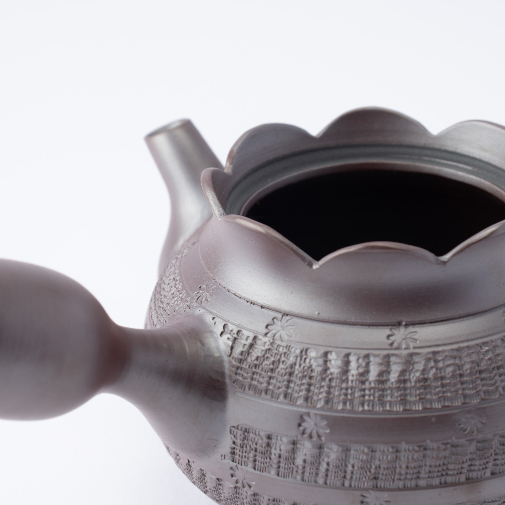 Floral Carving Japanese Tea Set