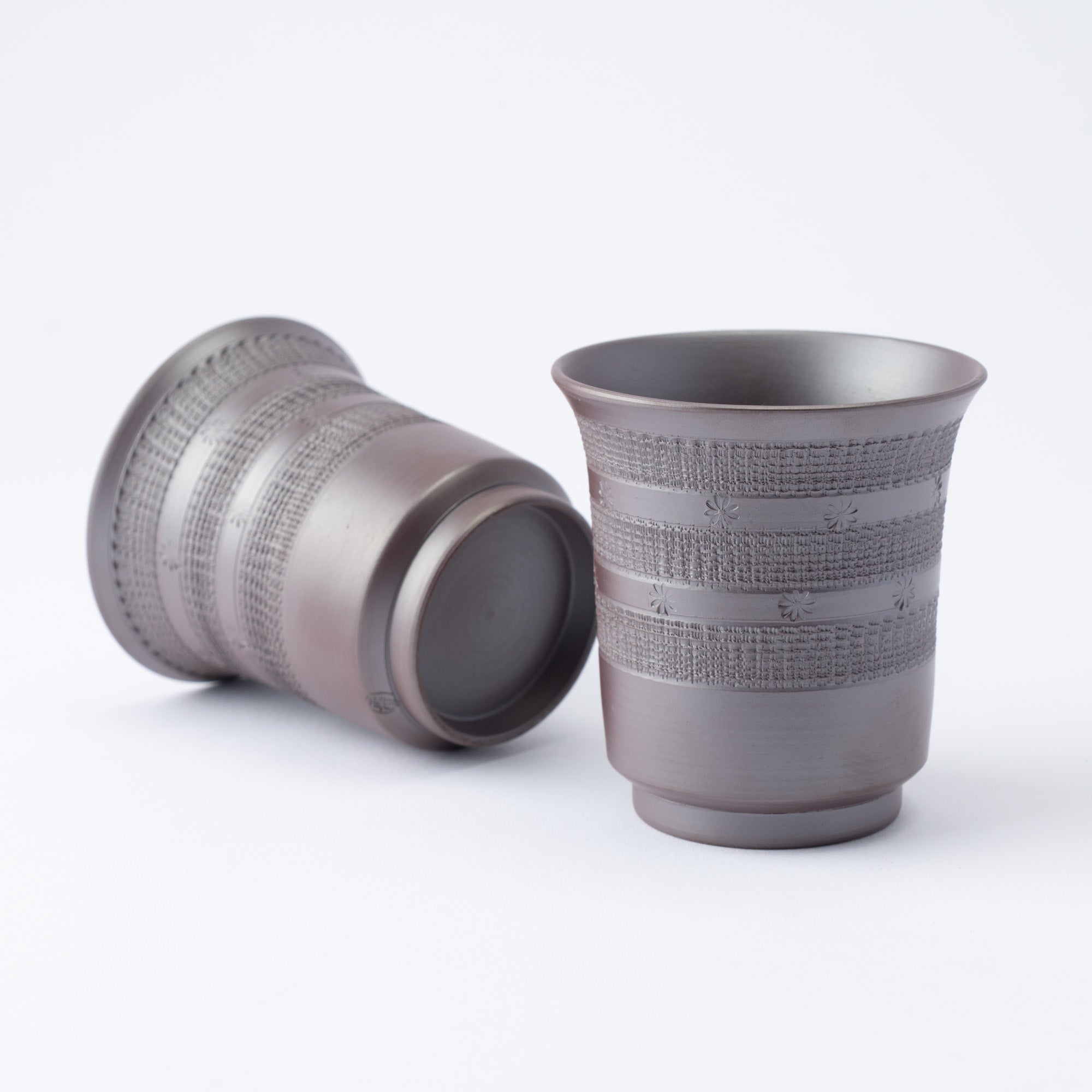 Floral Carving Japanese Tea Set