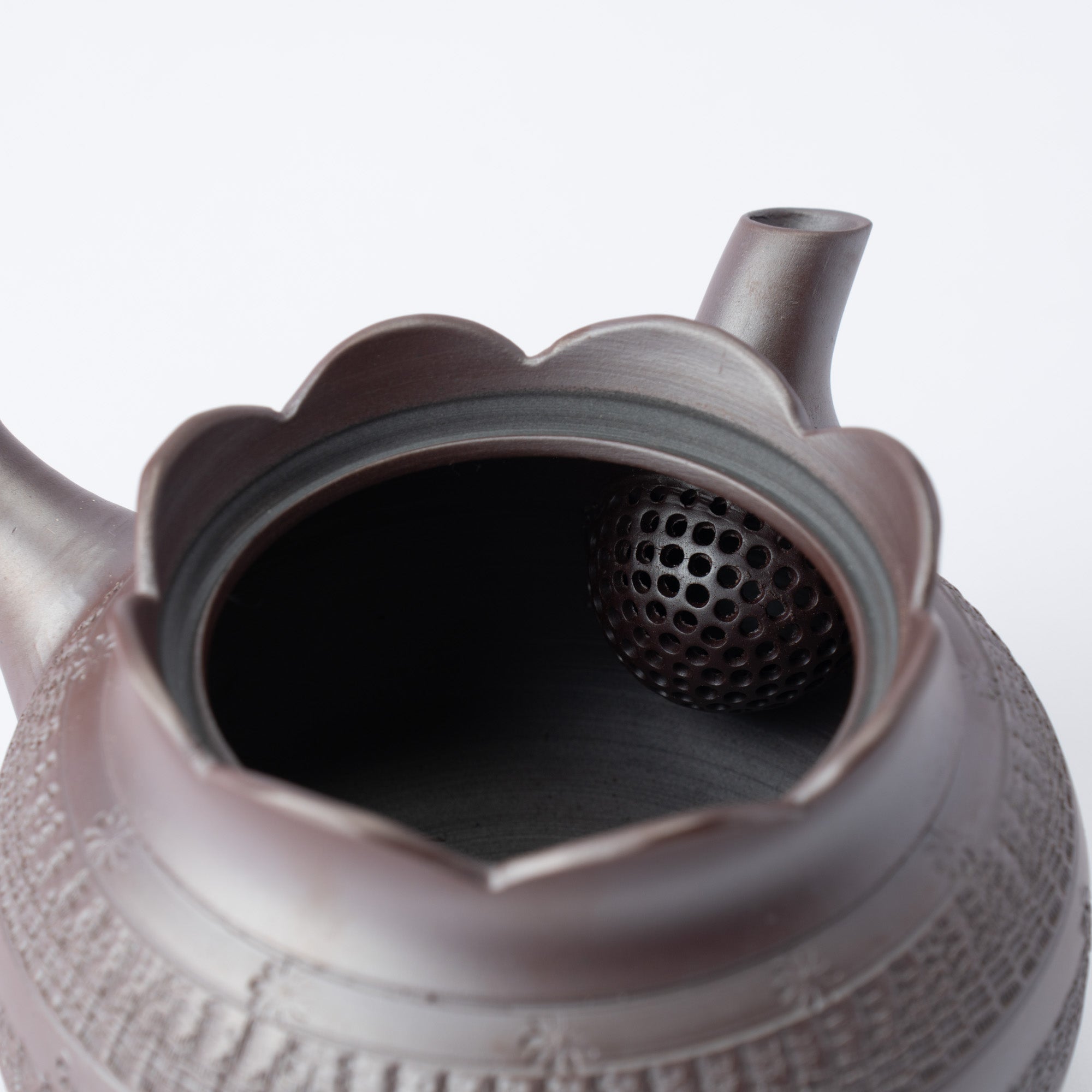 Floral Carving Japanese Tea Set