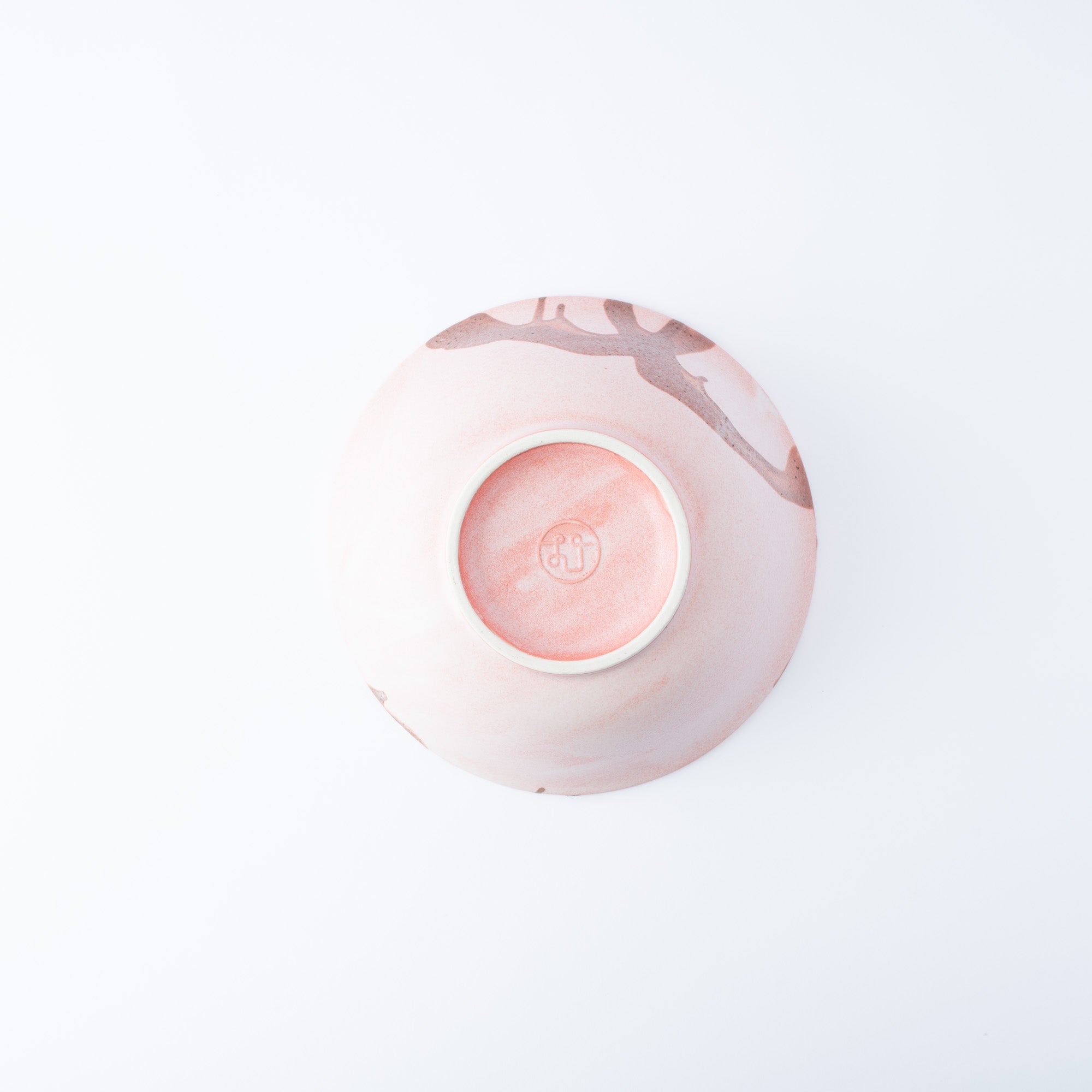 Earthy Stroke Pink Ramen Bowl 8.9 IN