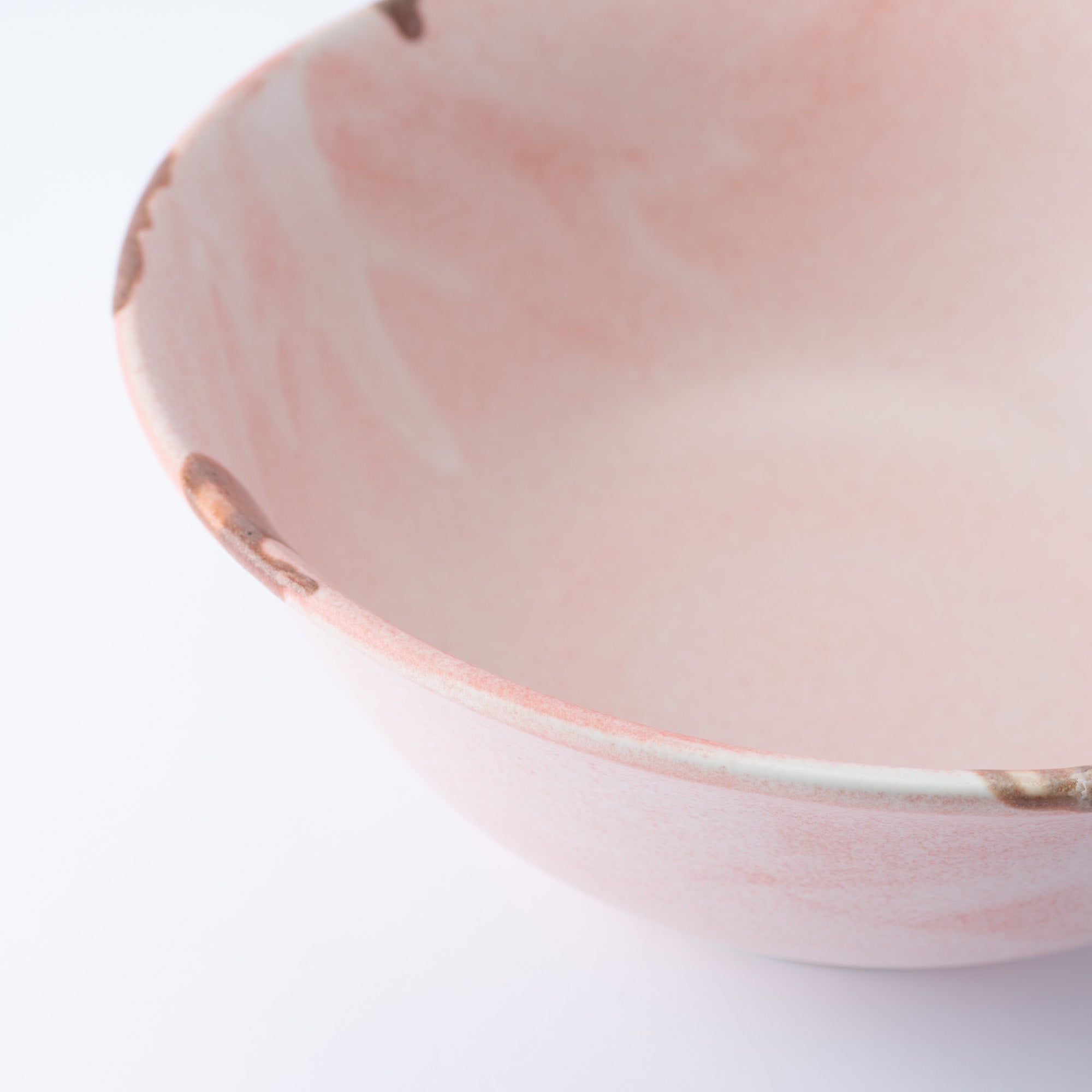 Earthy Stroke Pink Ramen Bowl 8.9 IN