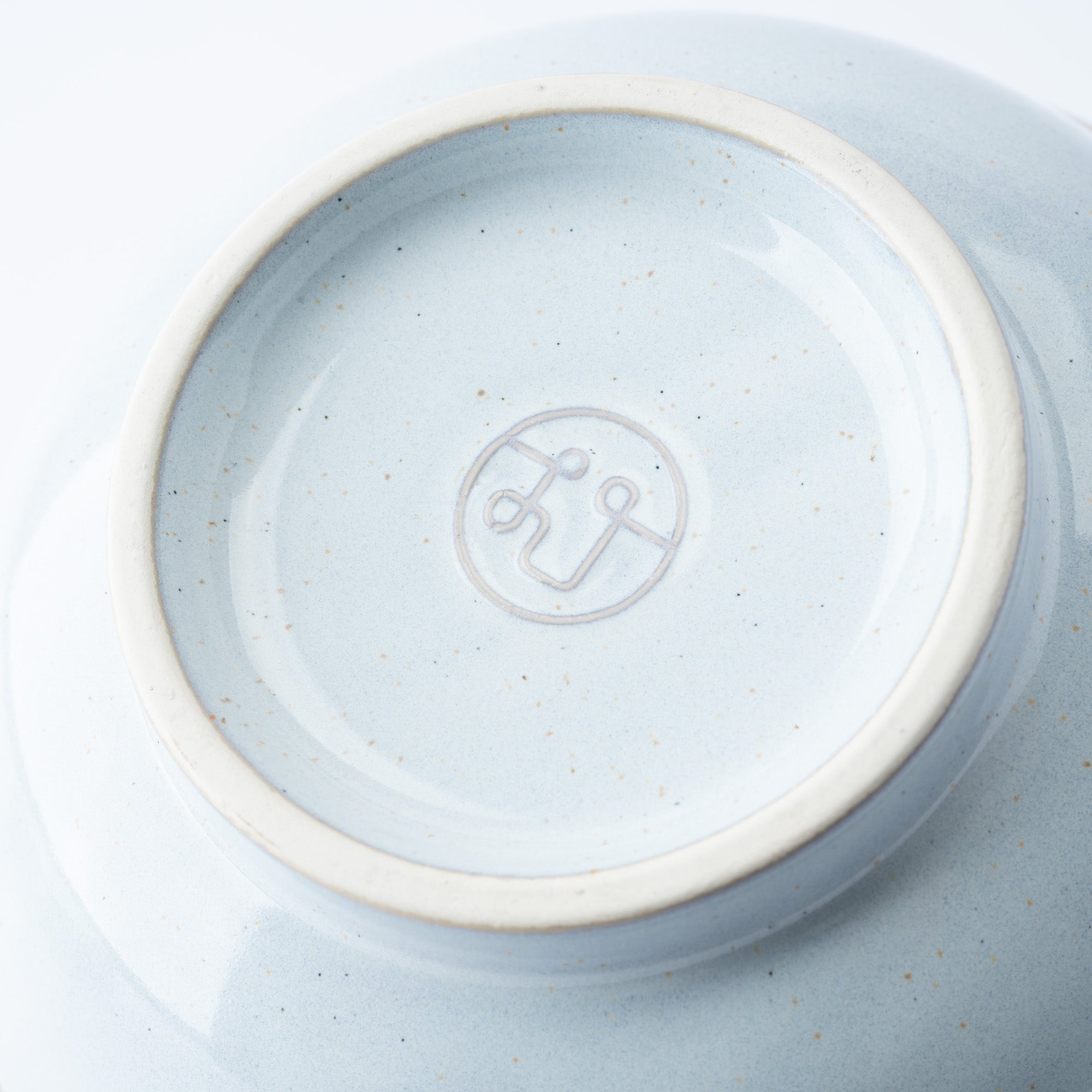 Earth-Rim Speckled Gray Ramen Bowl 8.9 IN