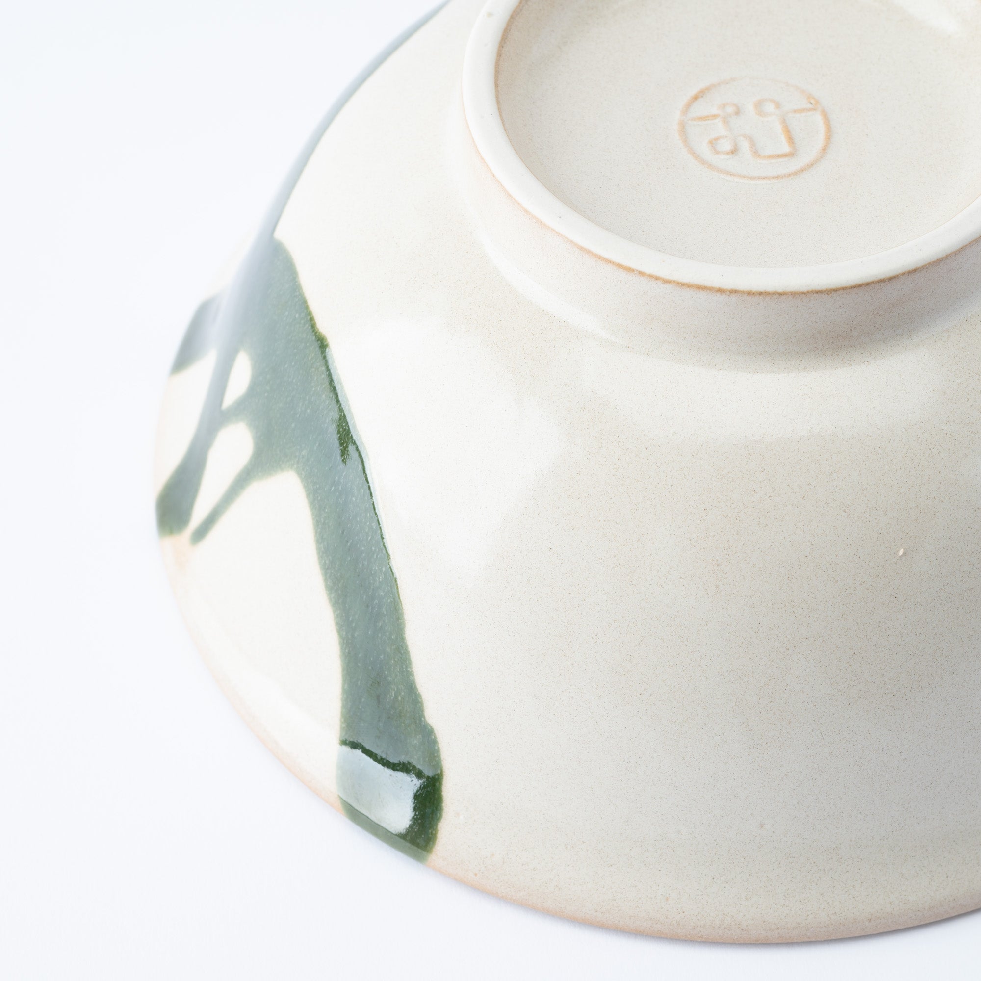 Olive Stroke Beige Ramen Bowl 8.9 IN