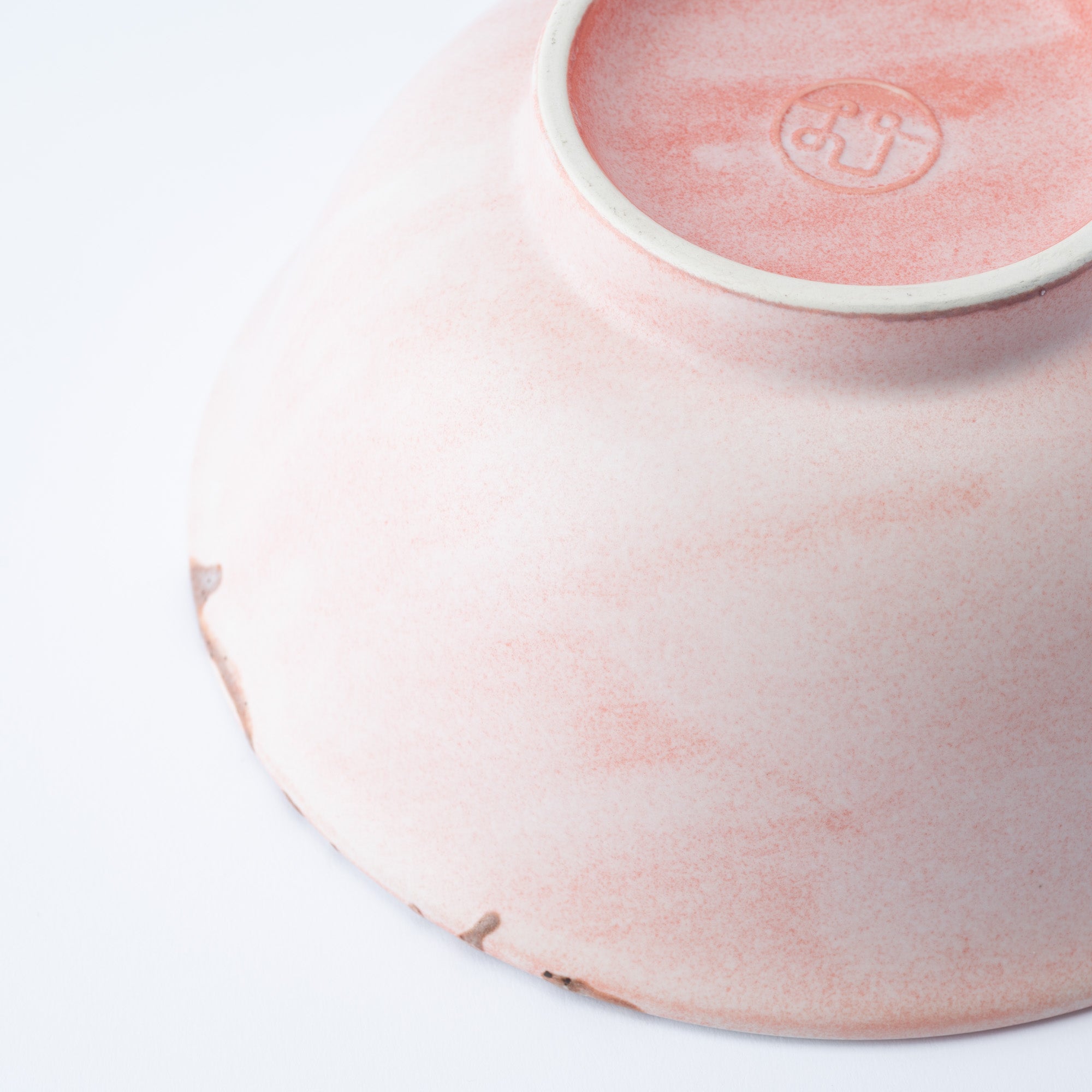 Earthy Stroke Pink Ramen Bowl 8.9 IN