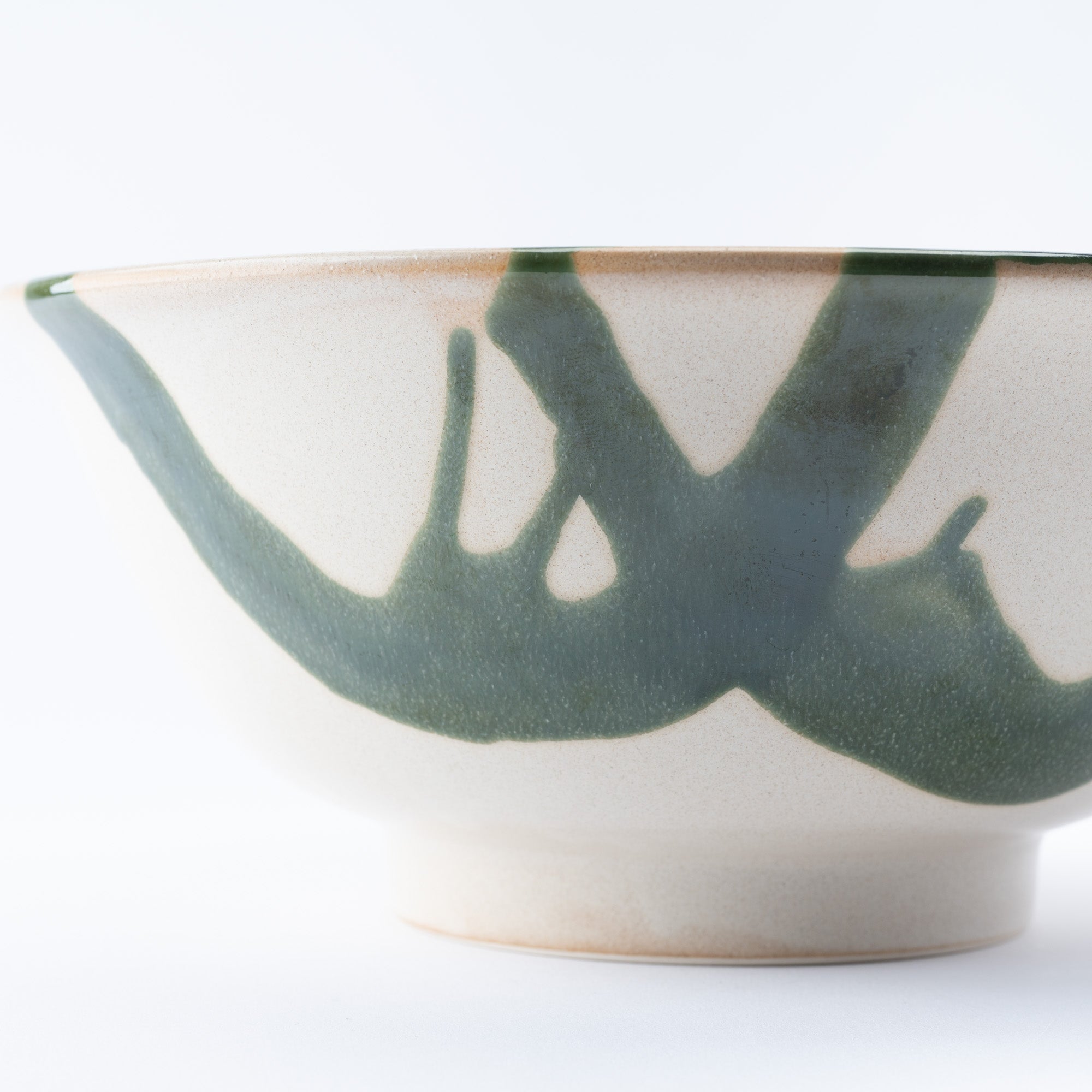 Olive Stroke Beige Ramen Bowl 8.9 IN