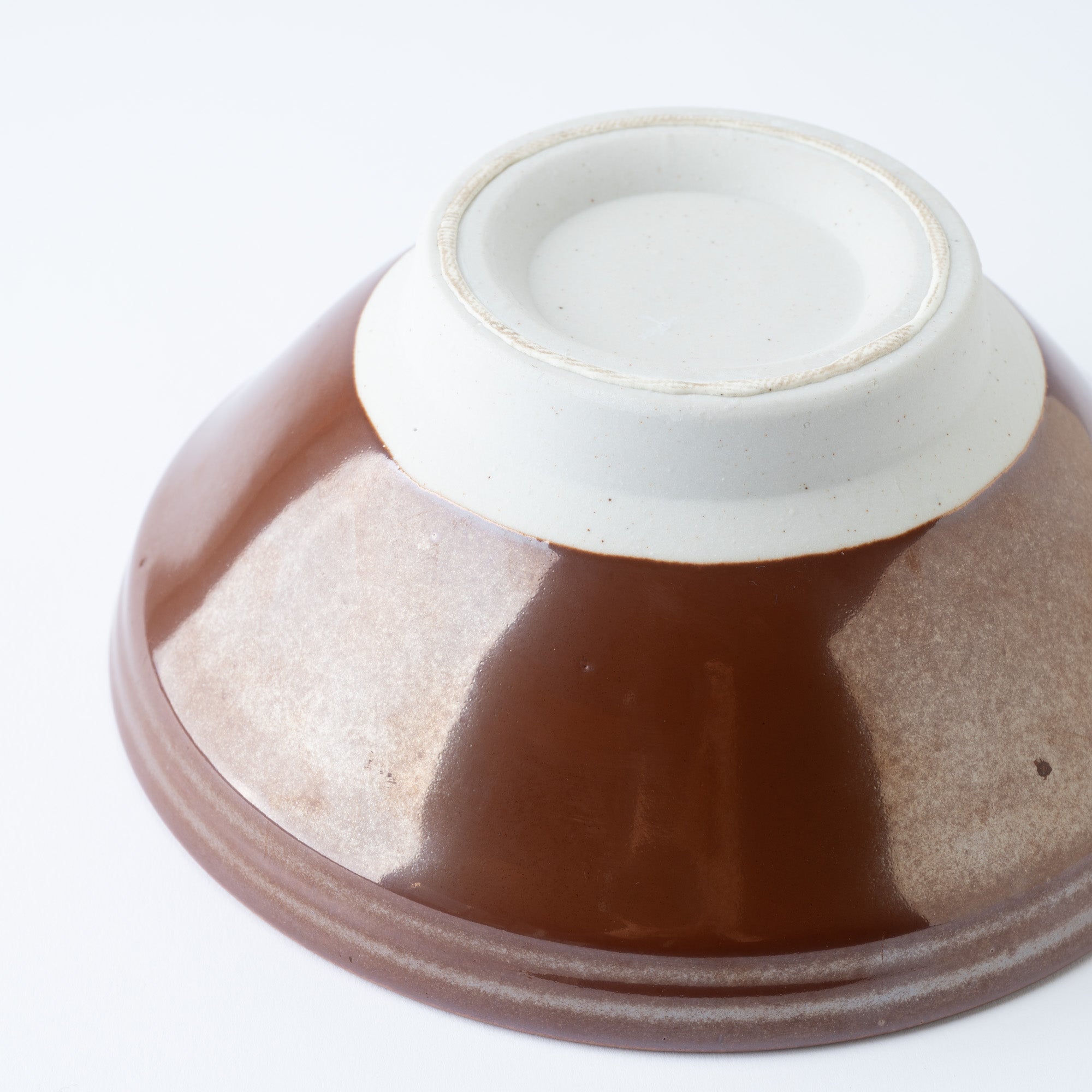 Dark Brown Mortar with Spout 7.1 In