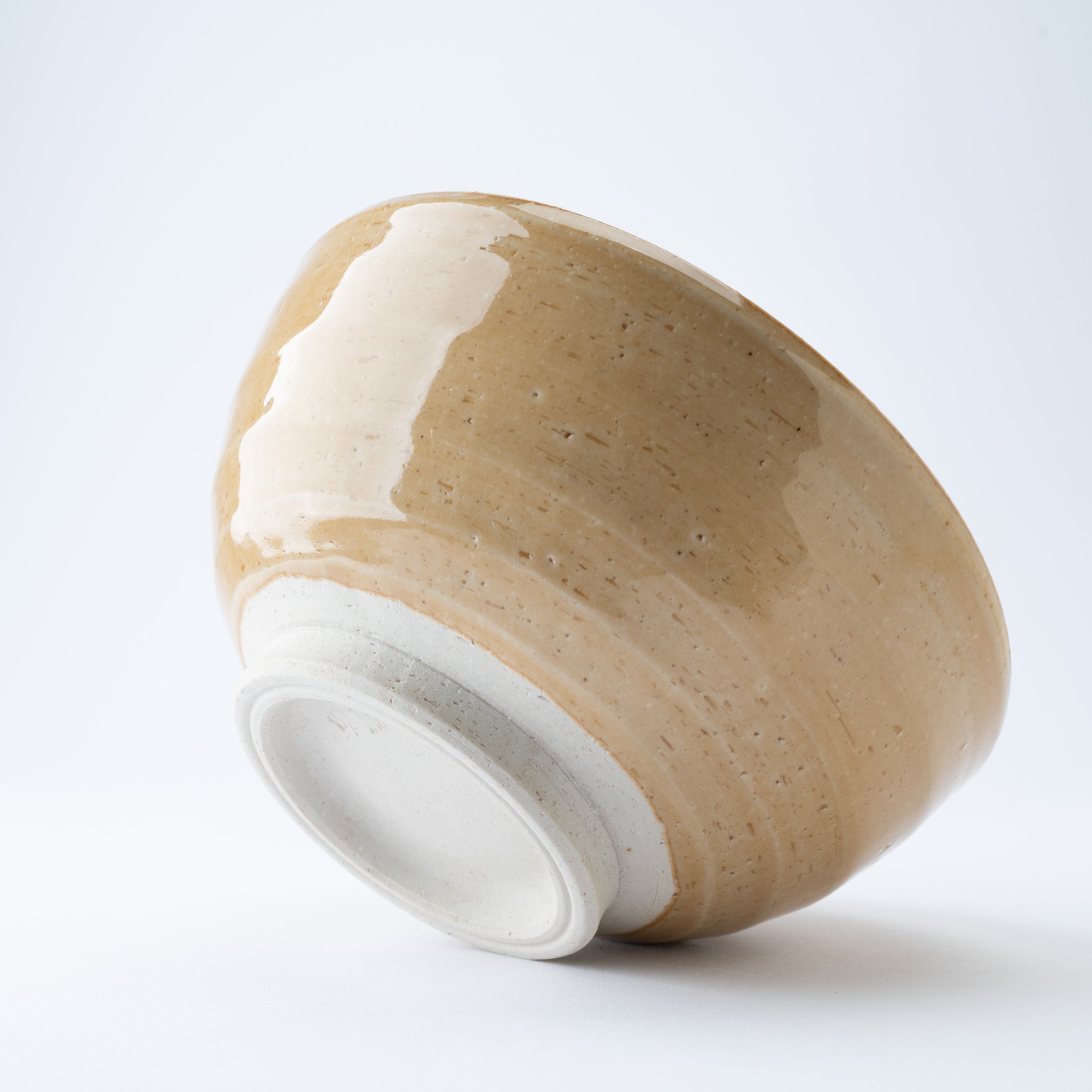 Light Brown Deep Mortar with Spout 7.1 In