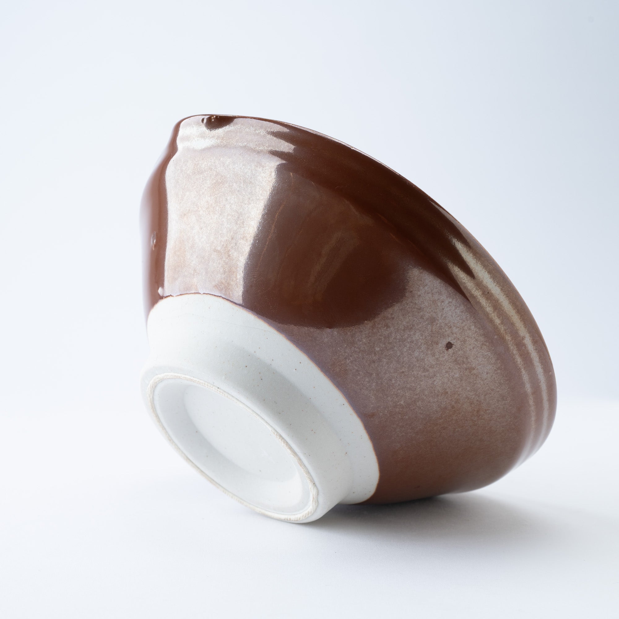 Dark Brown Mortar with Spout 7.1 In