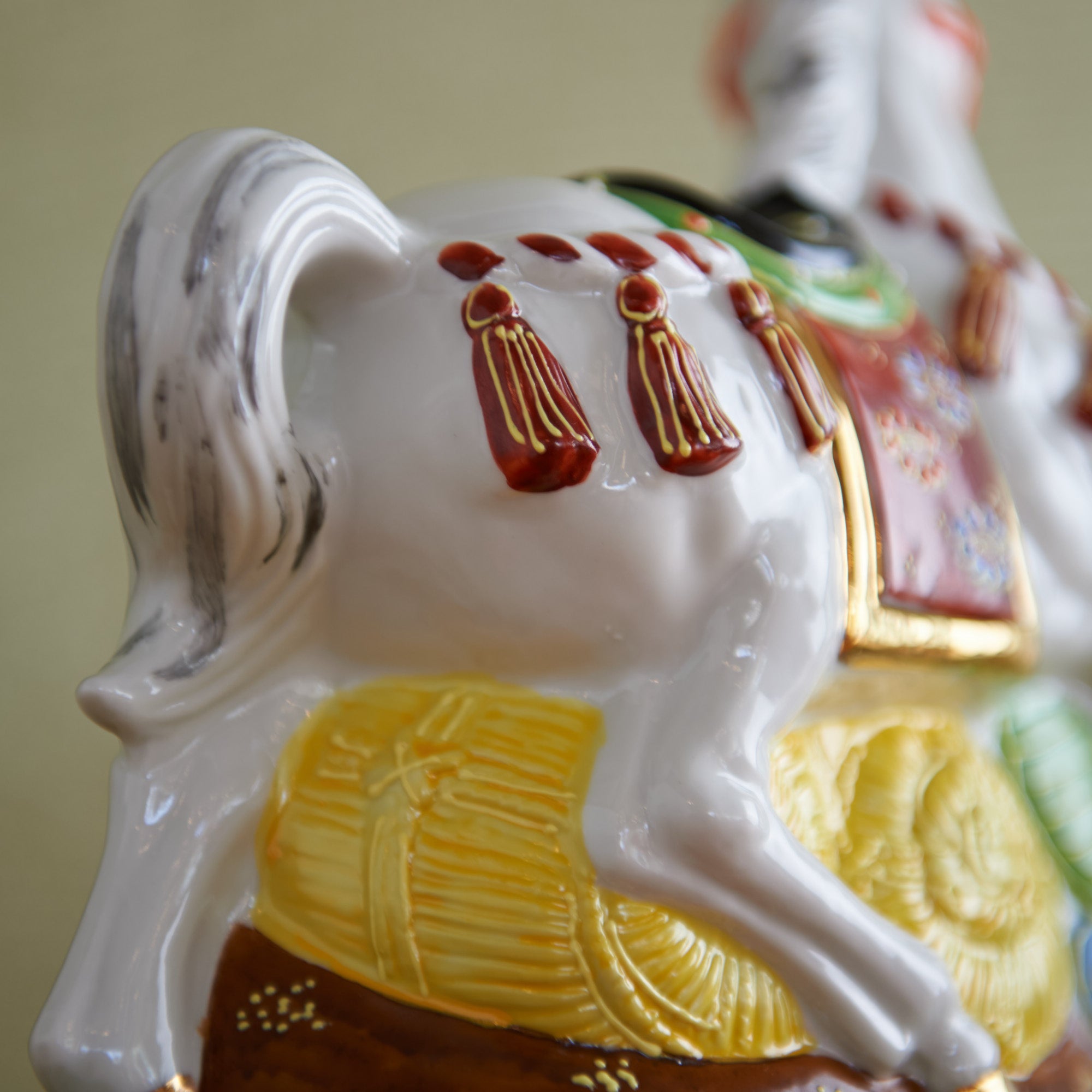 Horse with Pine, Bamboo and Plum Figurine