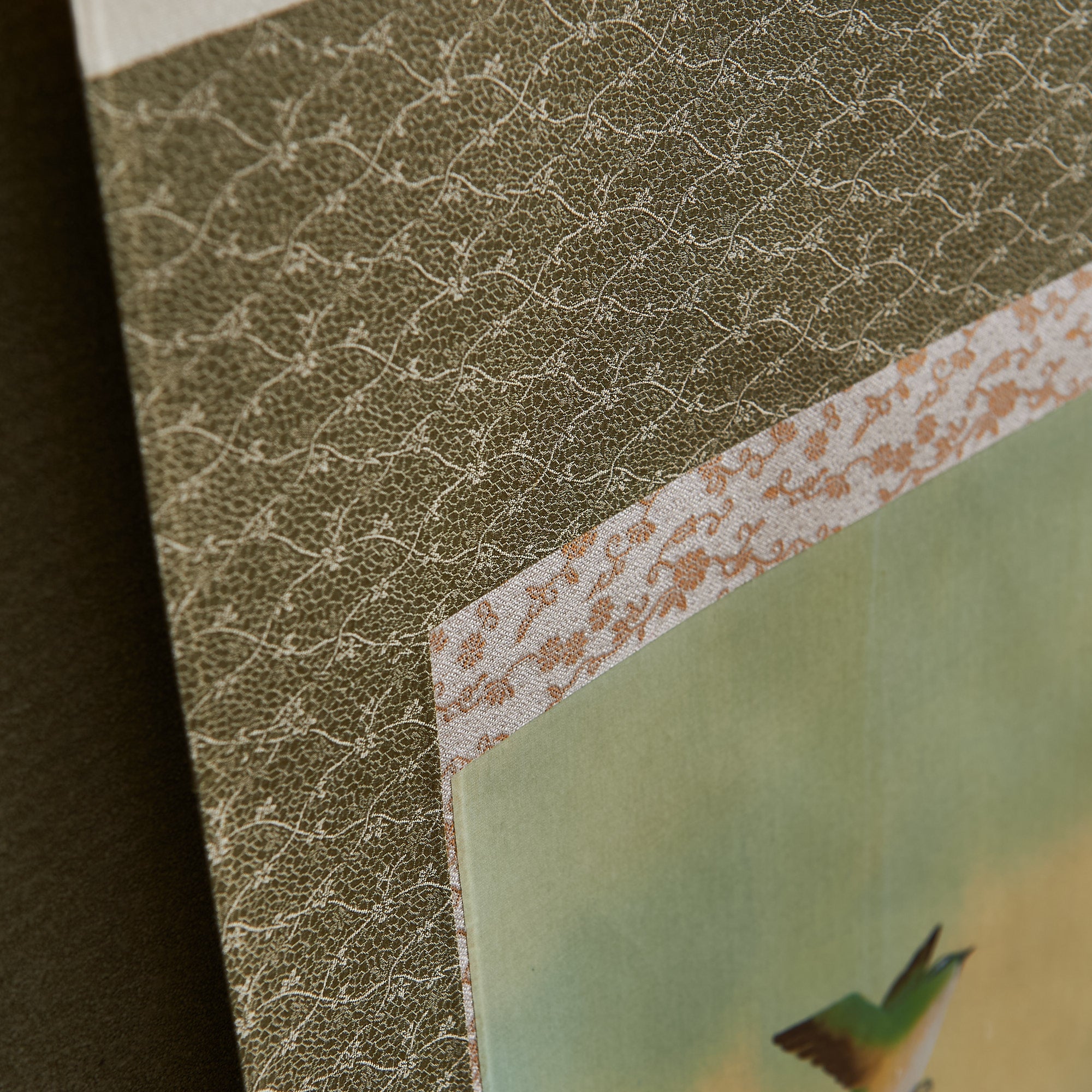 Warbler Among Plum Blossoms Kakejiku Hanging Scroll