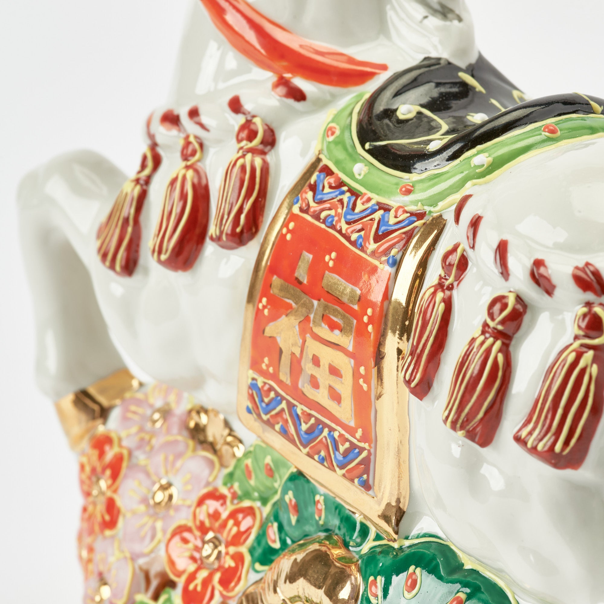 Horse with Pine, Bamboo and Plum Figurine