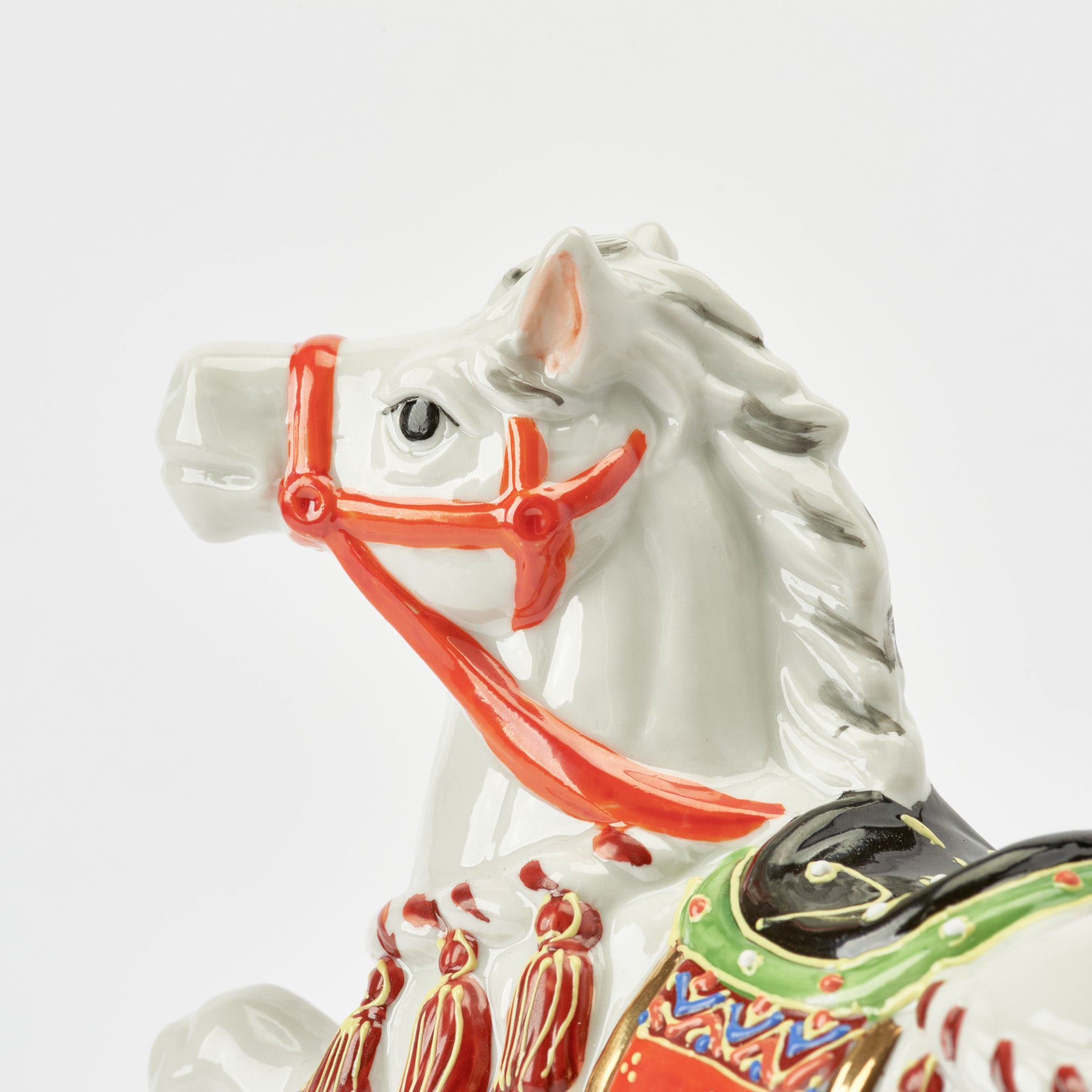 Horse with Pine, Bamboo and Plum Figurine