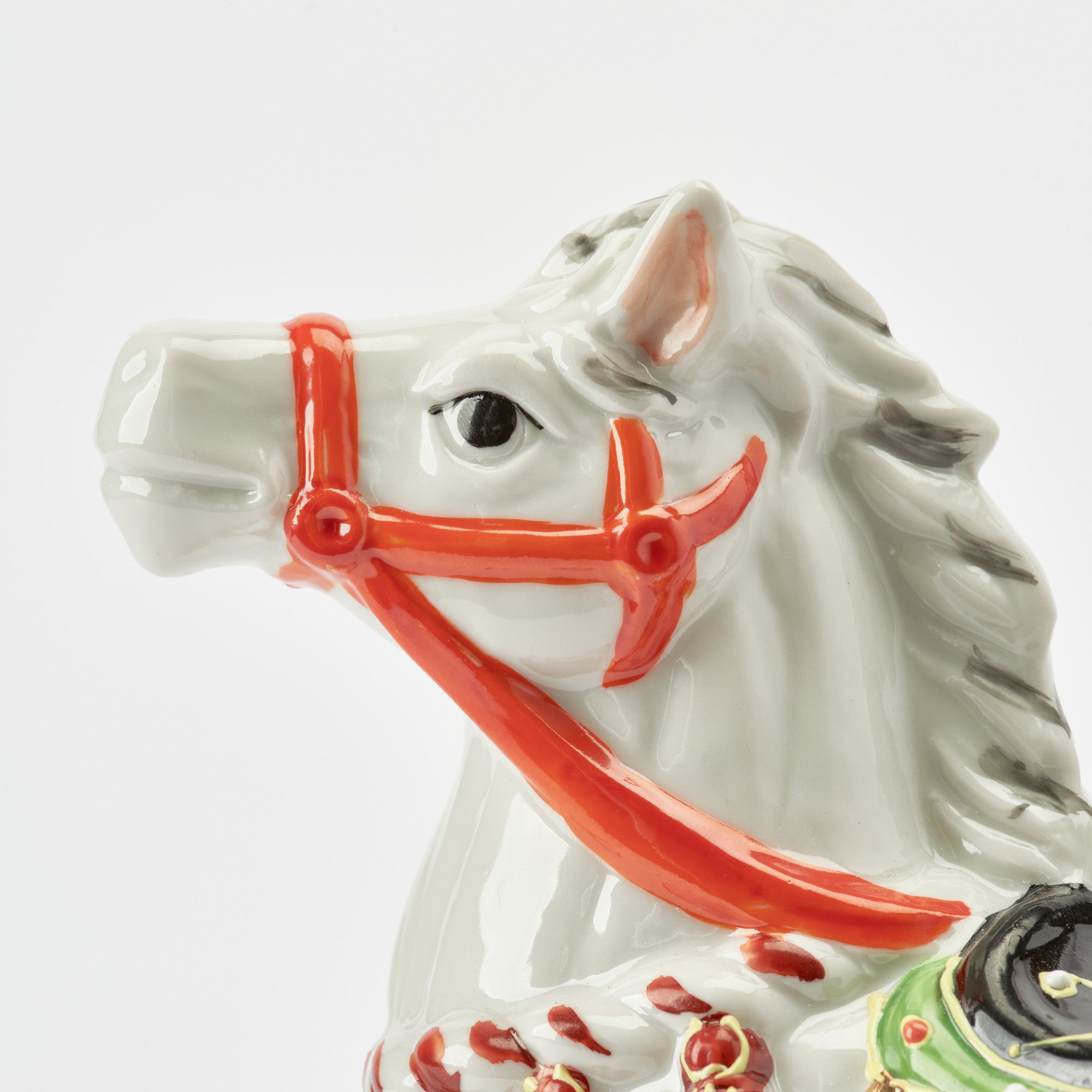 Horse with Pine, Bamboo and Plum Figurine
