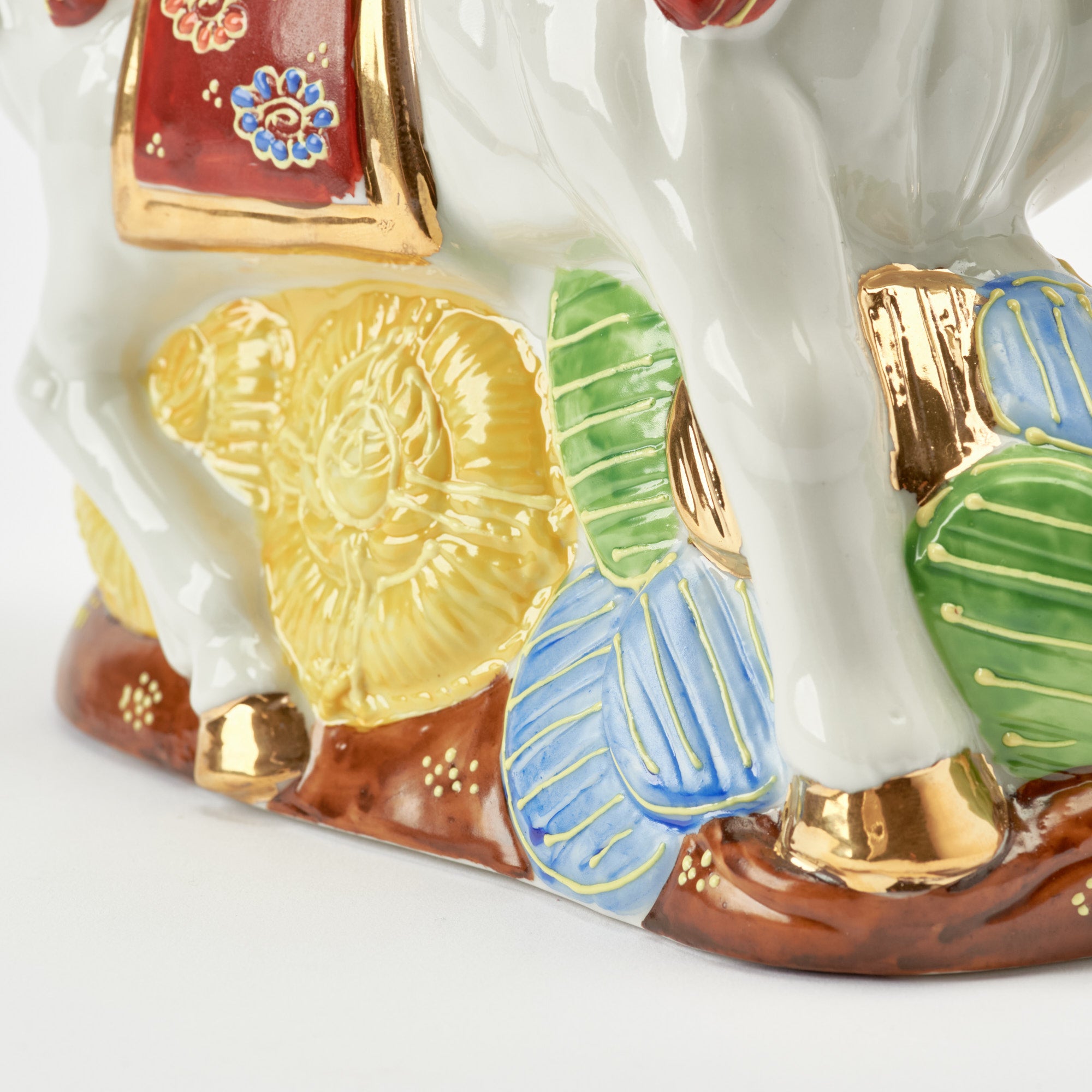 Horse with Pine, Bamboo and Plum Figurine