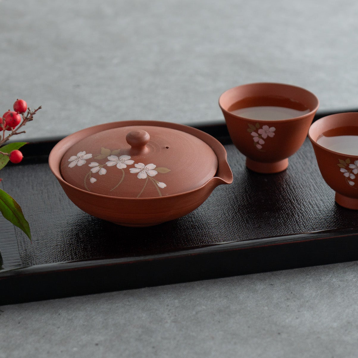 Sakura Shiboridashi Japanese Tea Set
