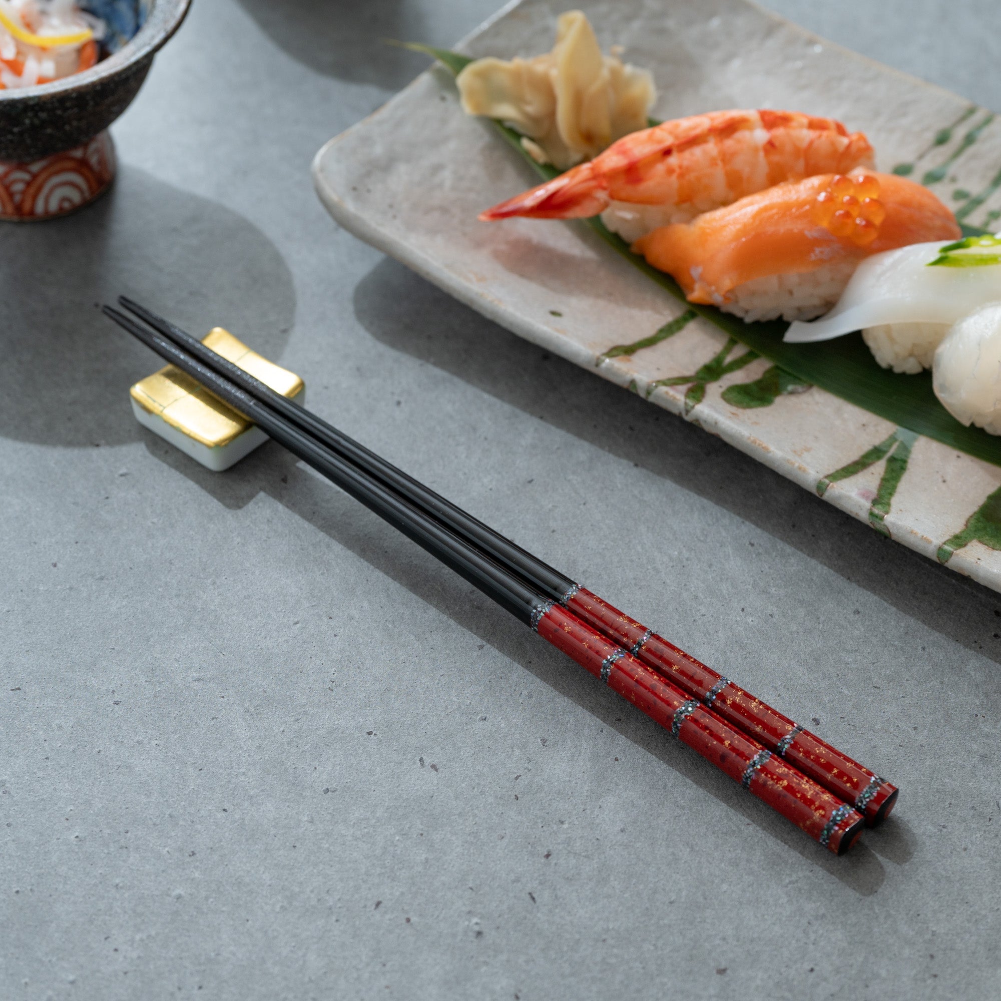 Starlit Shell Inlay Chopsticks Pair Set