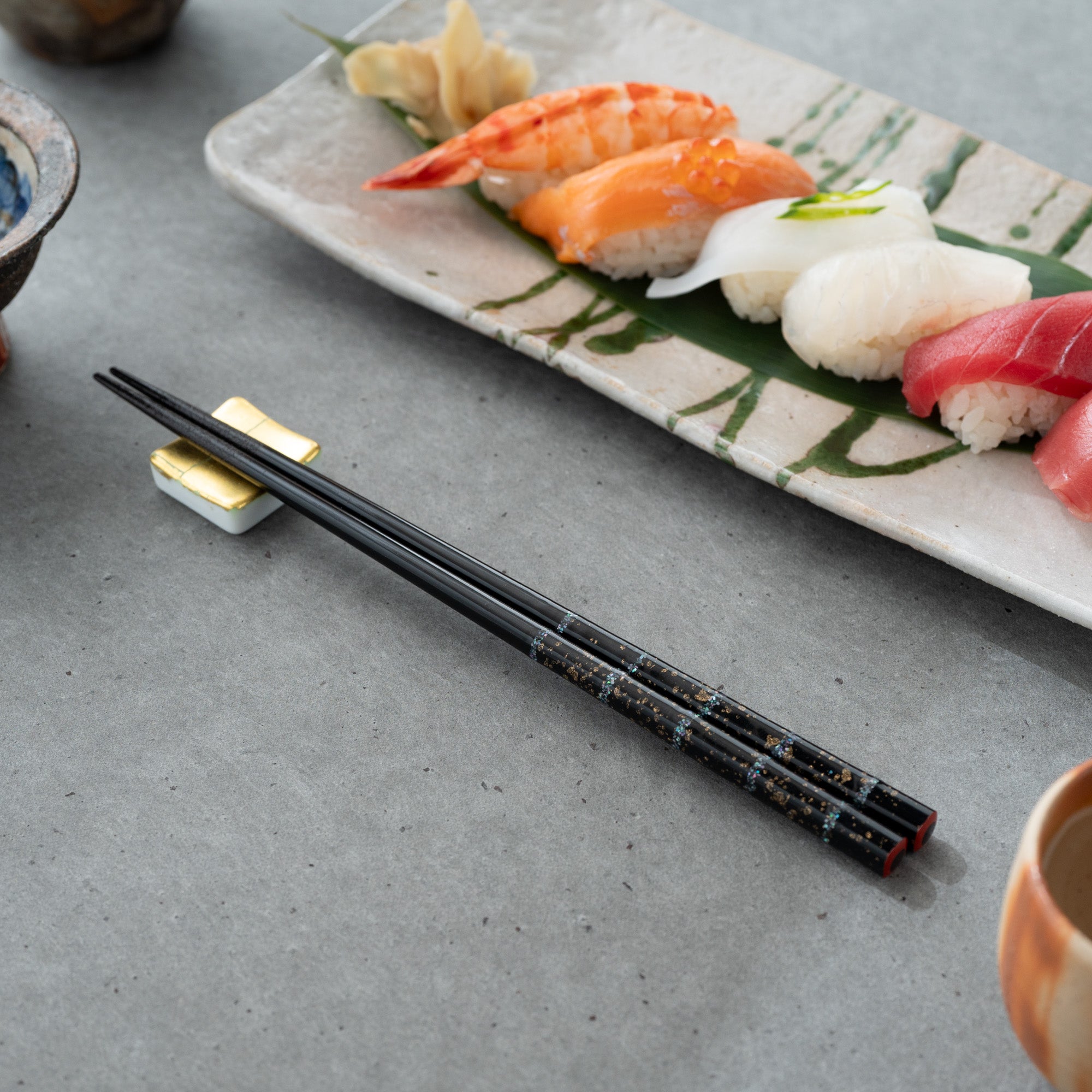 Starlit Shell Inlay Chopsticks Pair Set