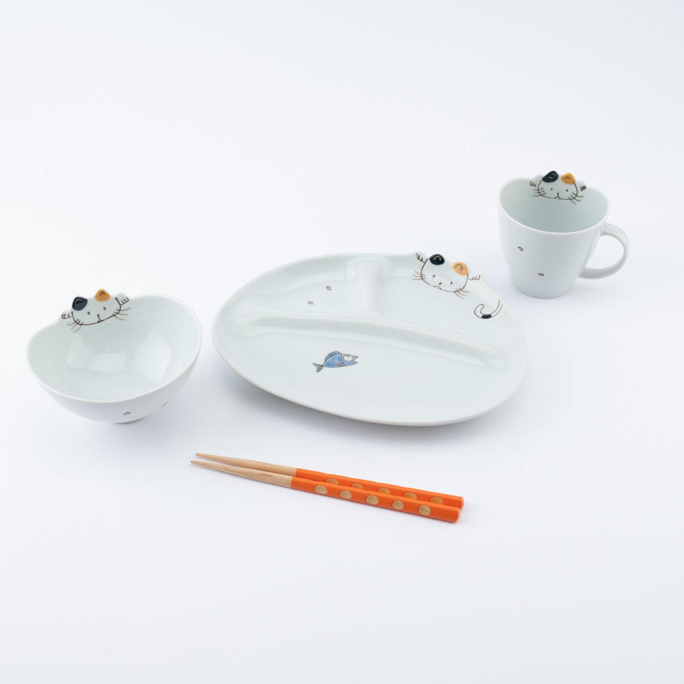 Tiny Diners Wave Kids Dinnerware Set