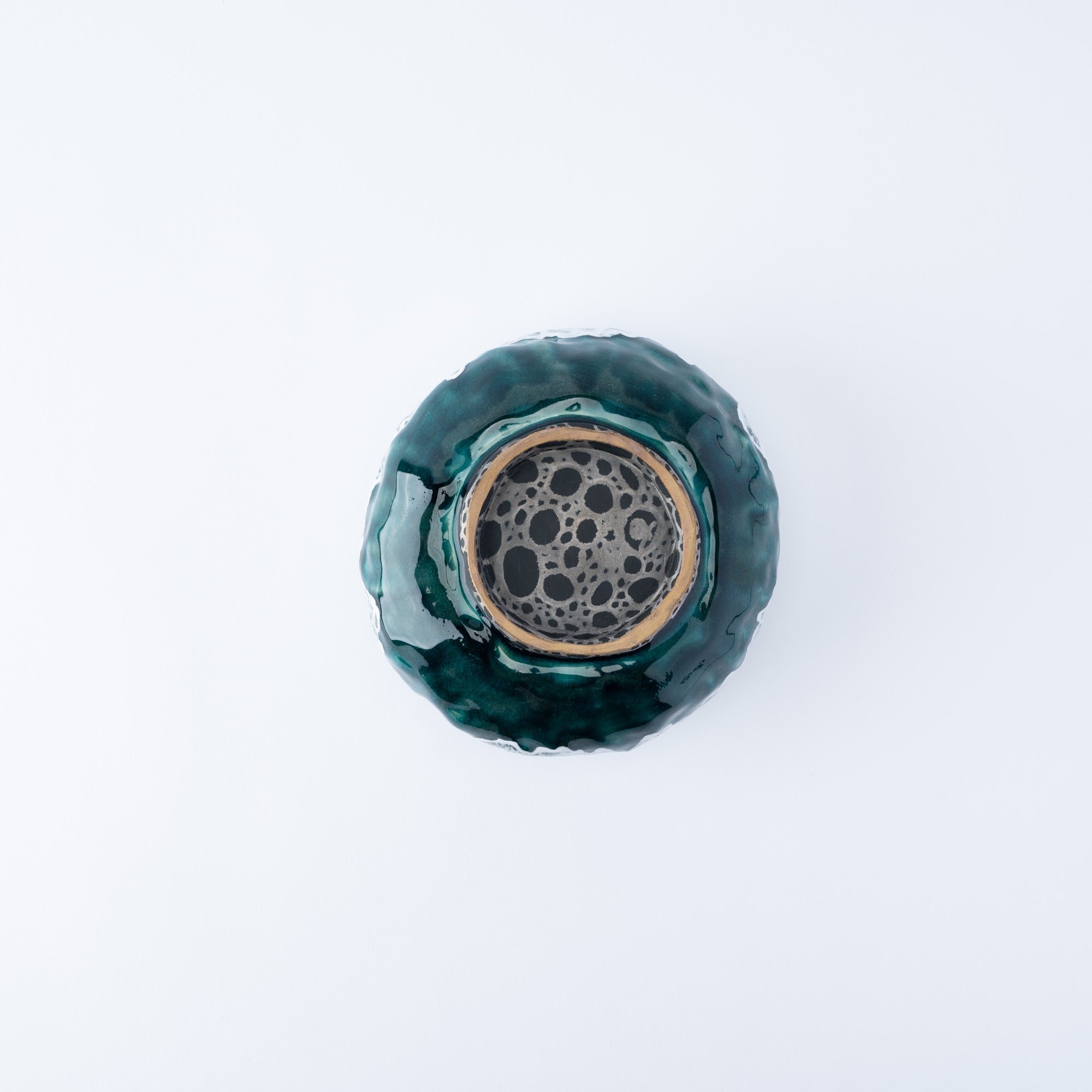 Sazameku Cascade Round Japanese Flower Vase　