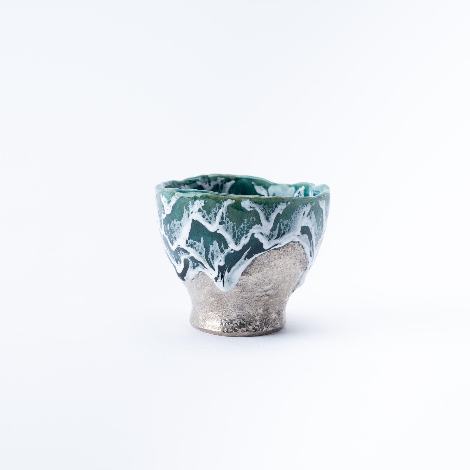 Sazameku Cascade Tall Guinomi Sake Cup