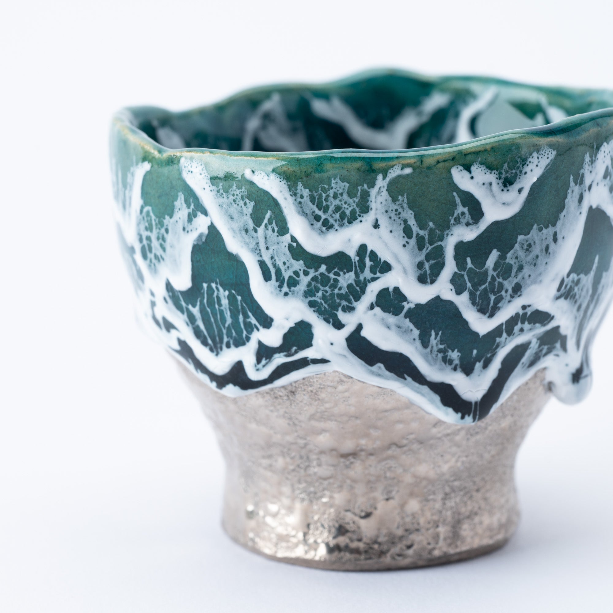 Sazameku Cascade Tall Guinomi Sake Cup