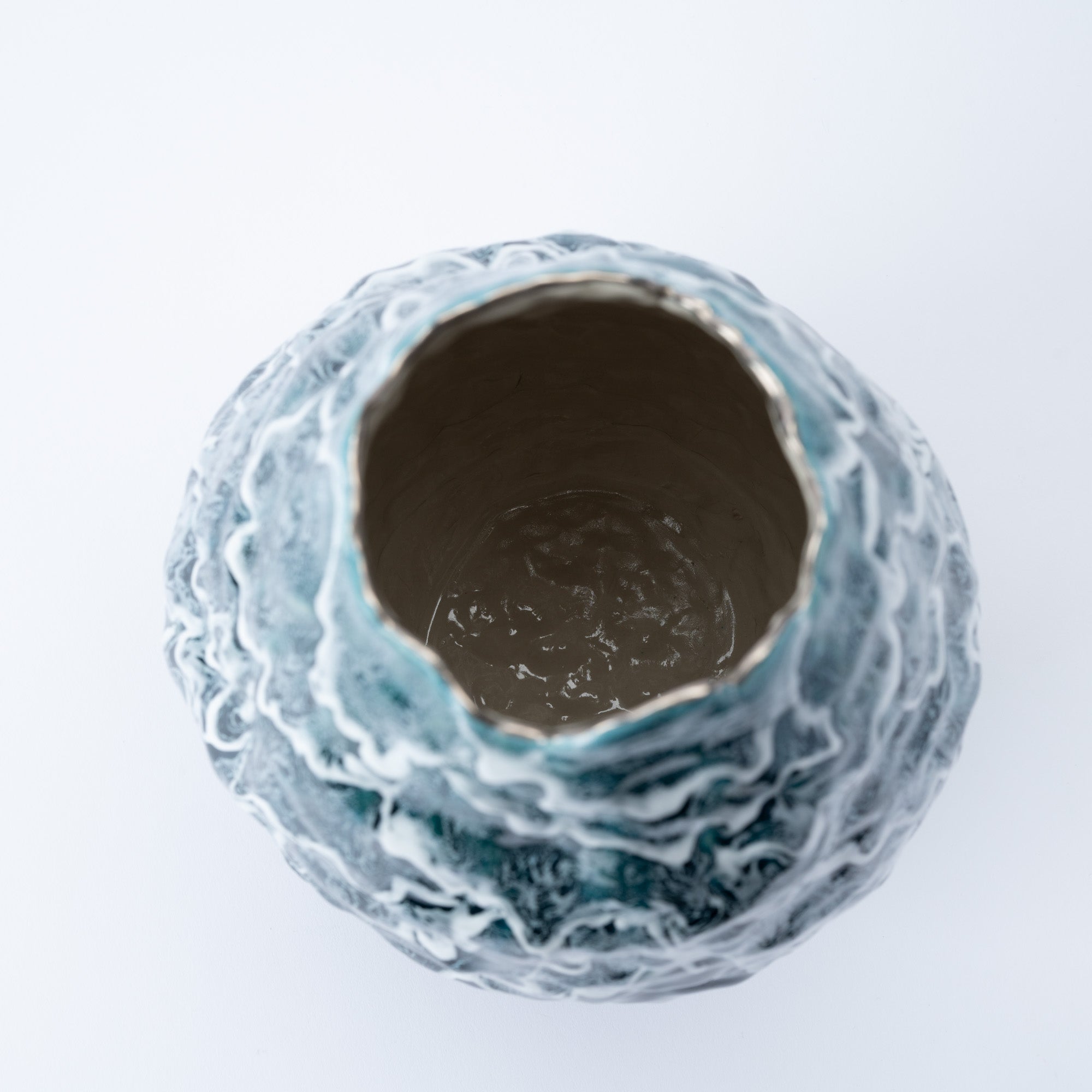 Sazameku Cascade Tall Japanese Flower Vase