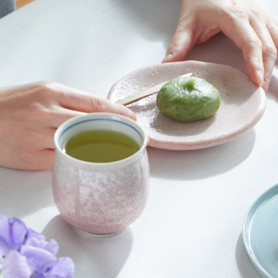 Ginsai Three Colors Japanese Tea Set