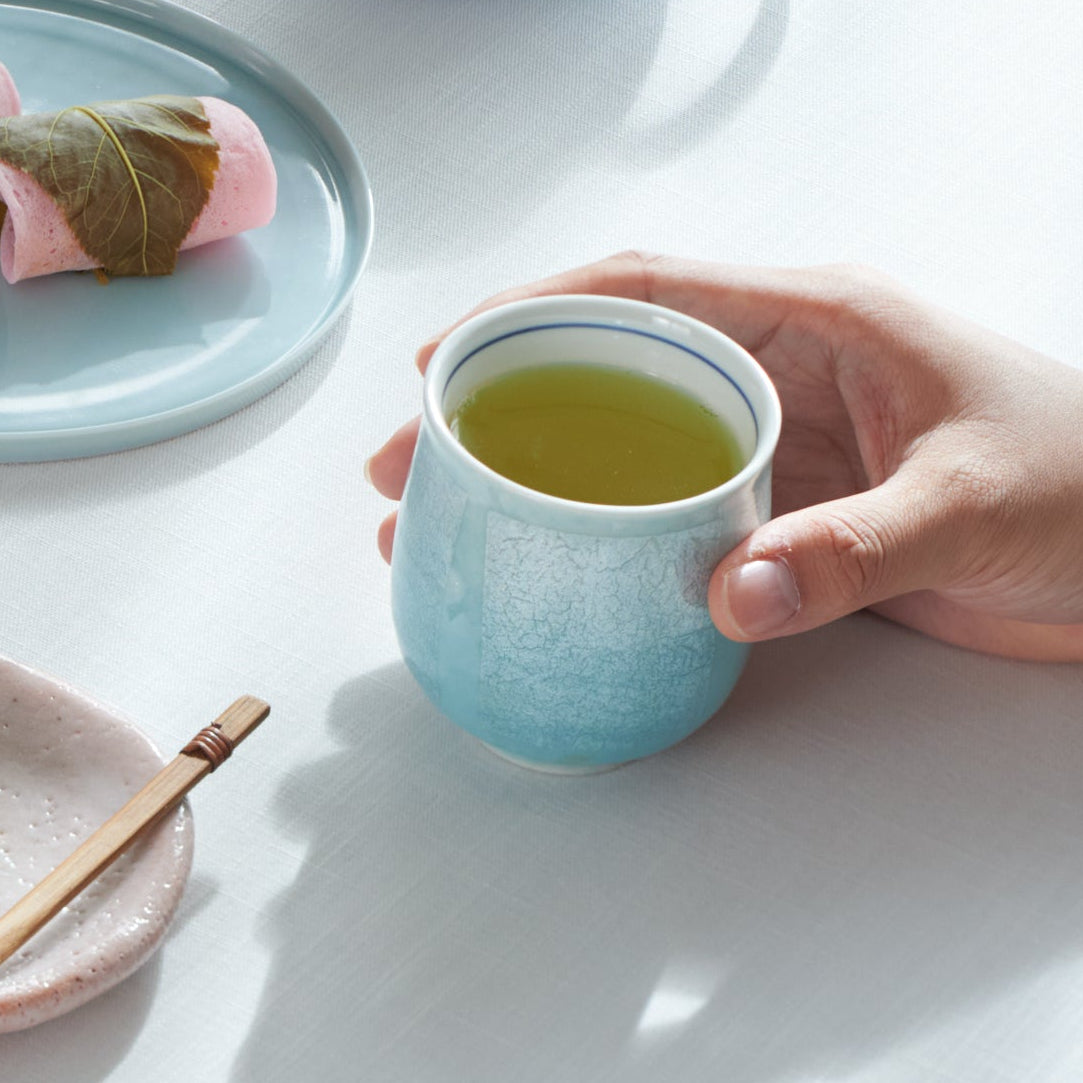 Ginsai Three Colors Japanese Tea Set