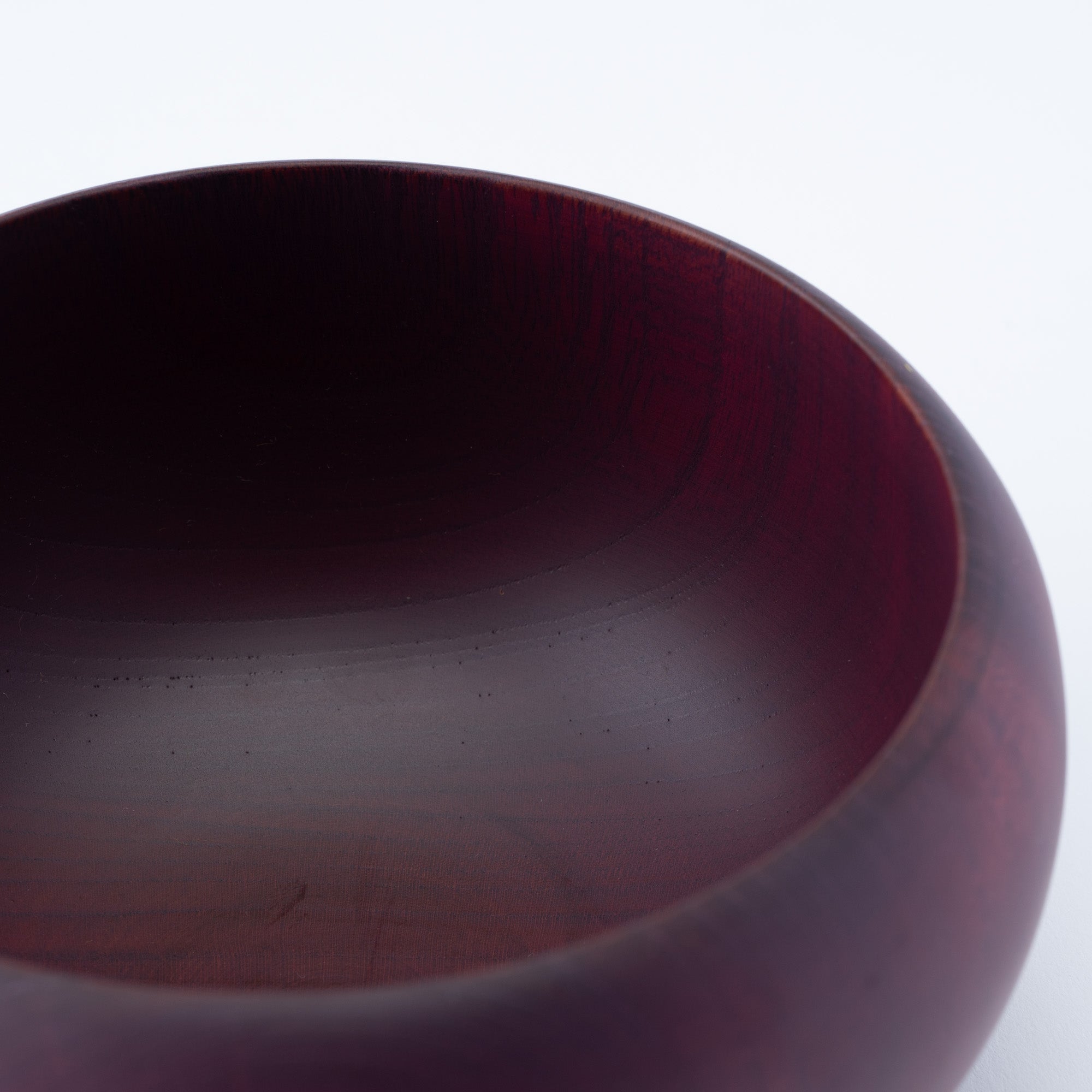 Purple Matte Wipe-lacquer Finish Oryoki Bowl Set