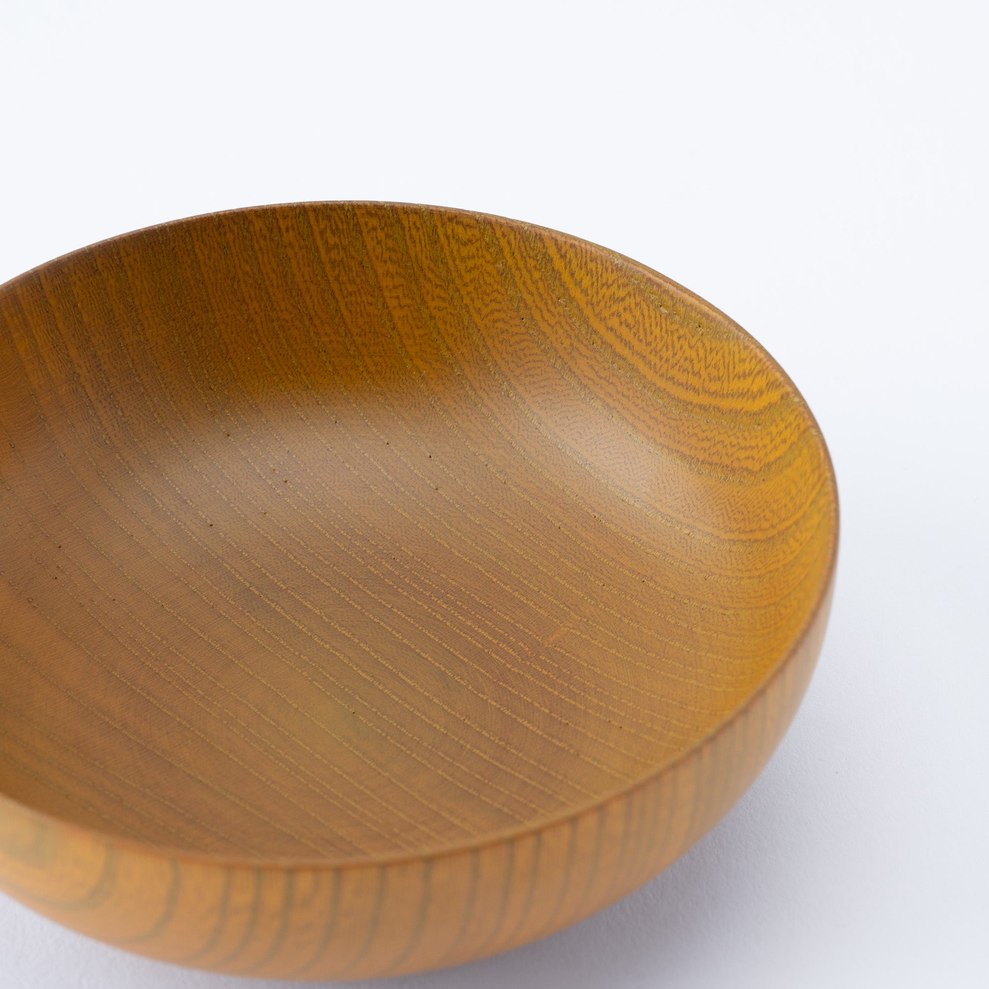 Yellow Matte Wipe-Lacquer Finish Oryoki Bowl Set