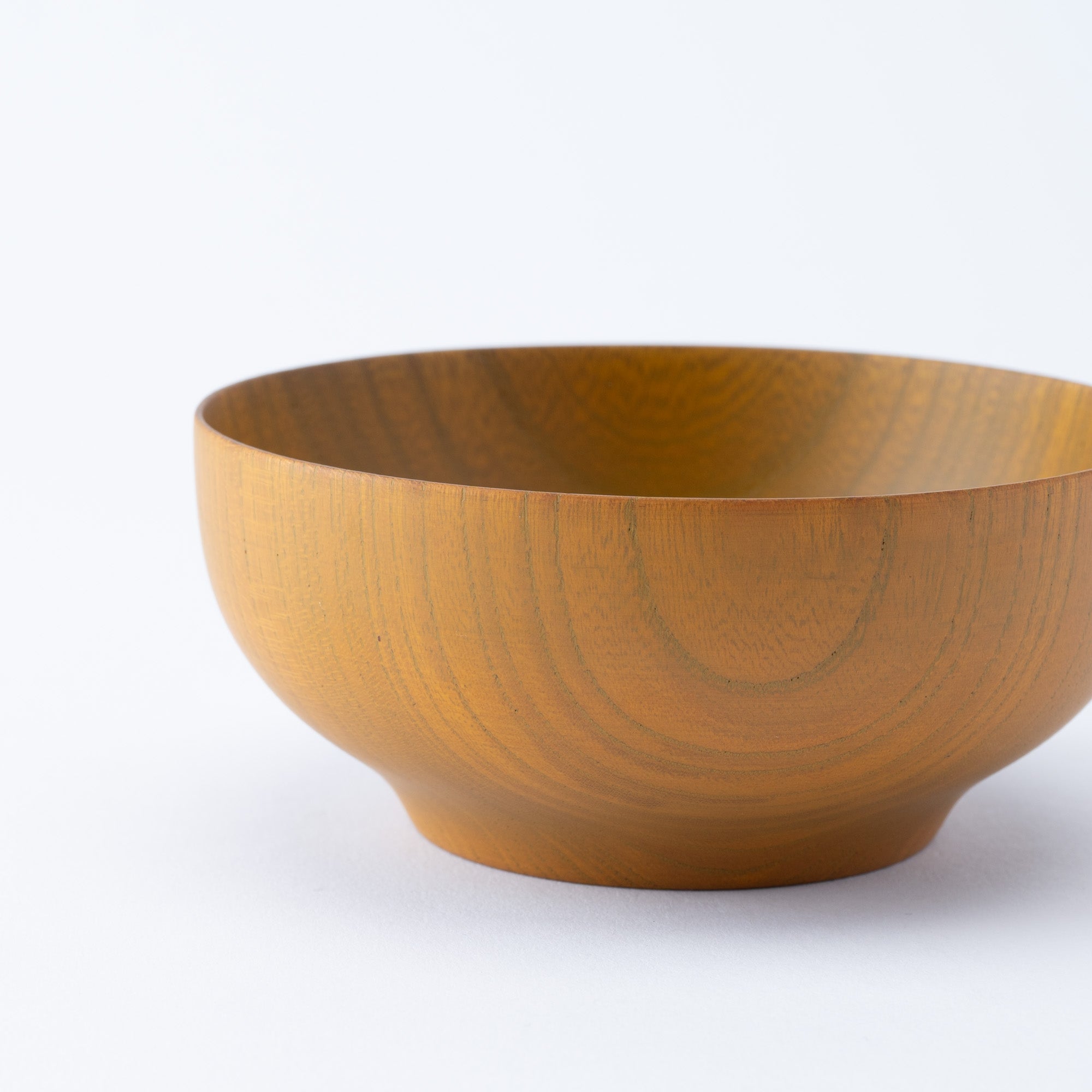 Yellow Matte Wipe-Lacquer Finish Oryoki Bowl Set