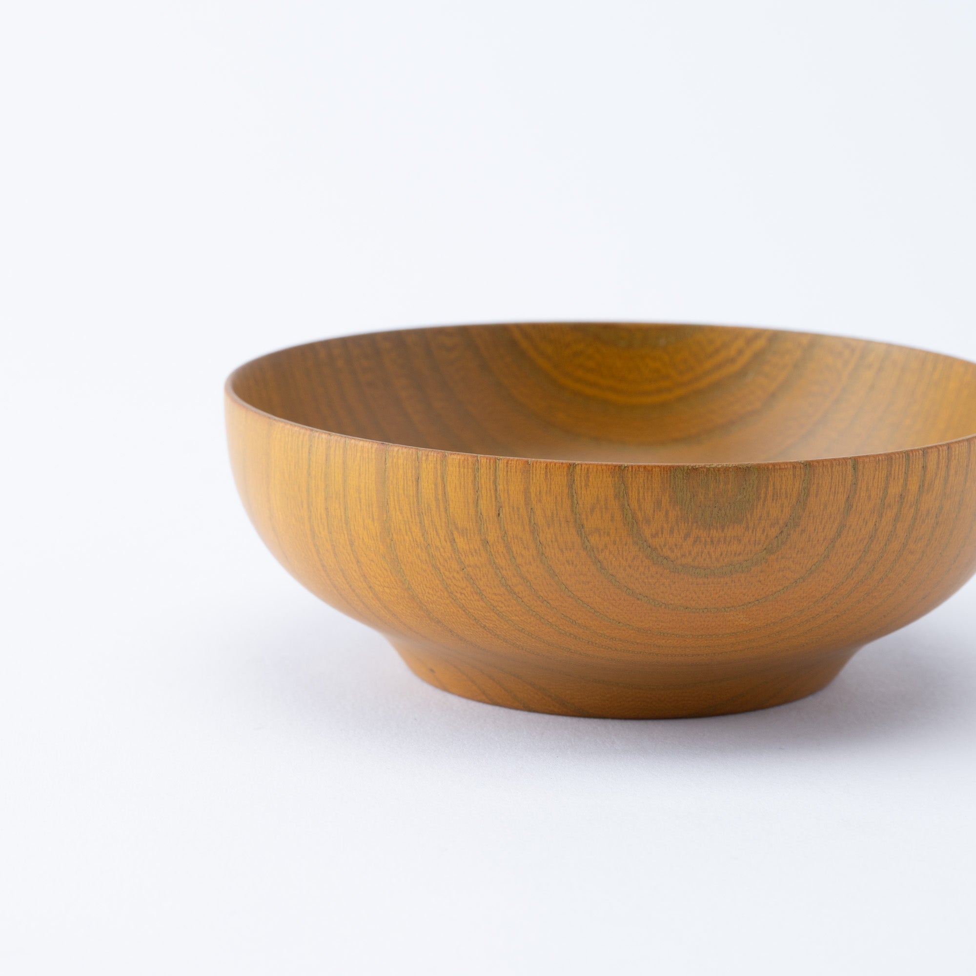 Yellow Matte Wipe-Lacquer Finish Oryoki Bowl Set