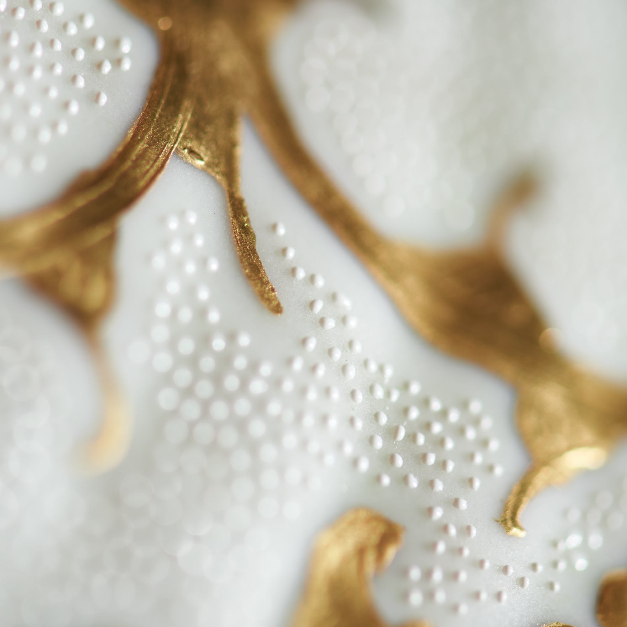 Morikin Aochibu und Shirochibu Hosoge Muster Kabuto Samurai Helm Ornament