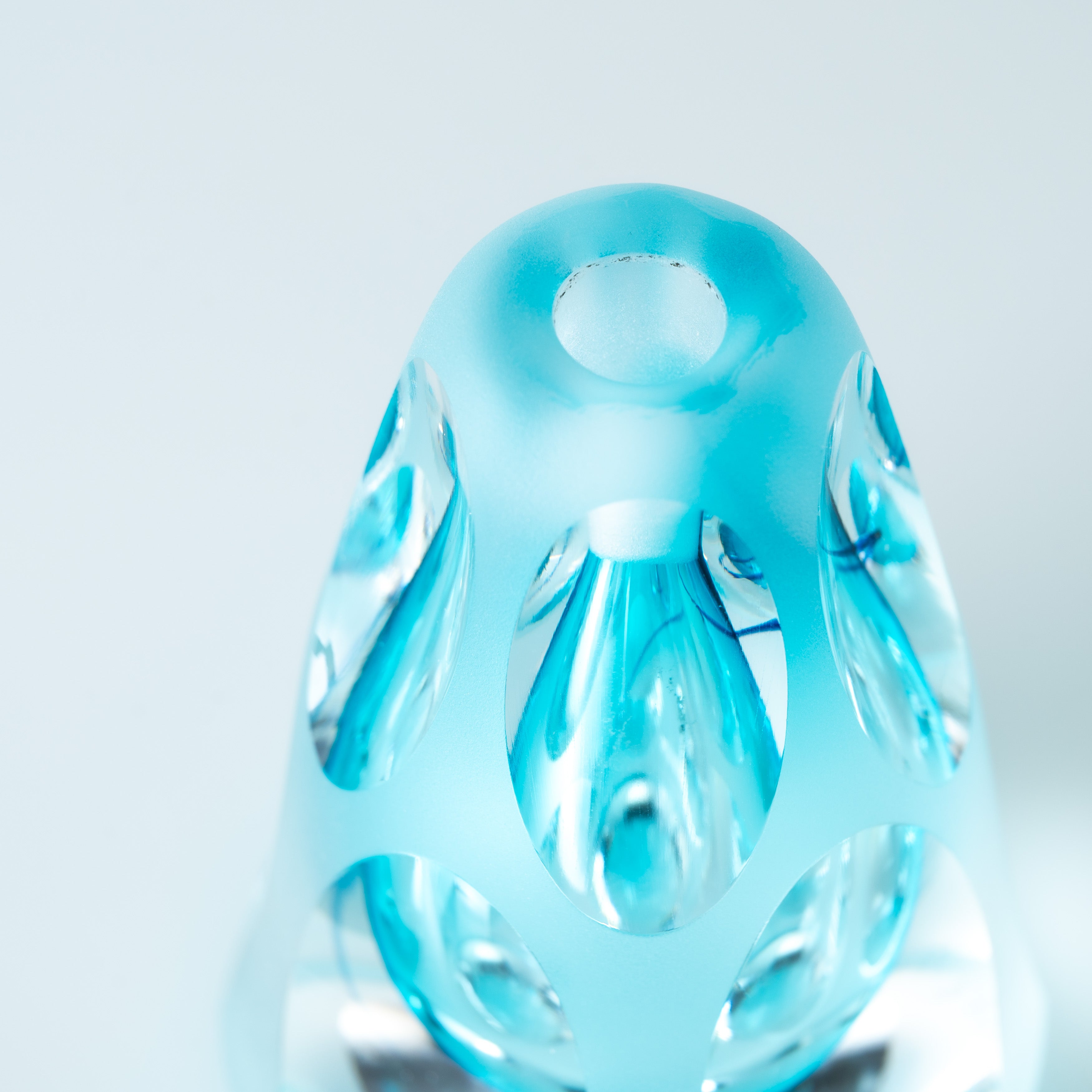 Erinnerungen an die Farben des Himmels Blau Parfümflasche