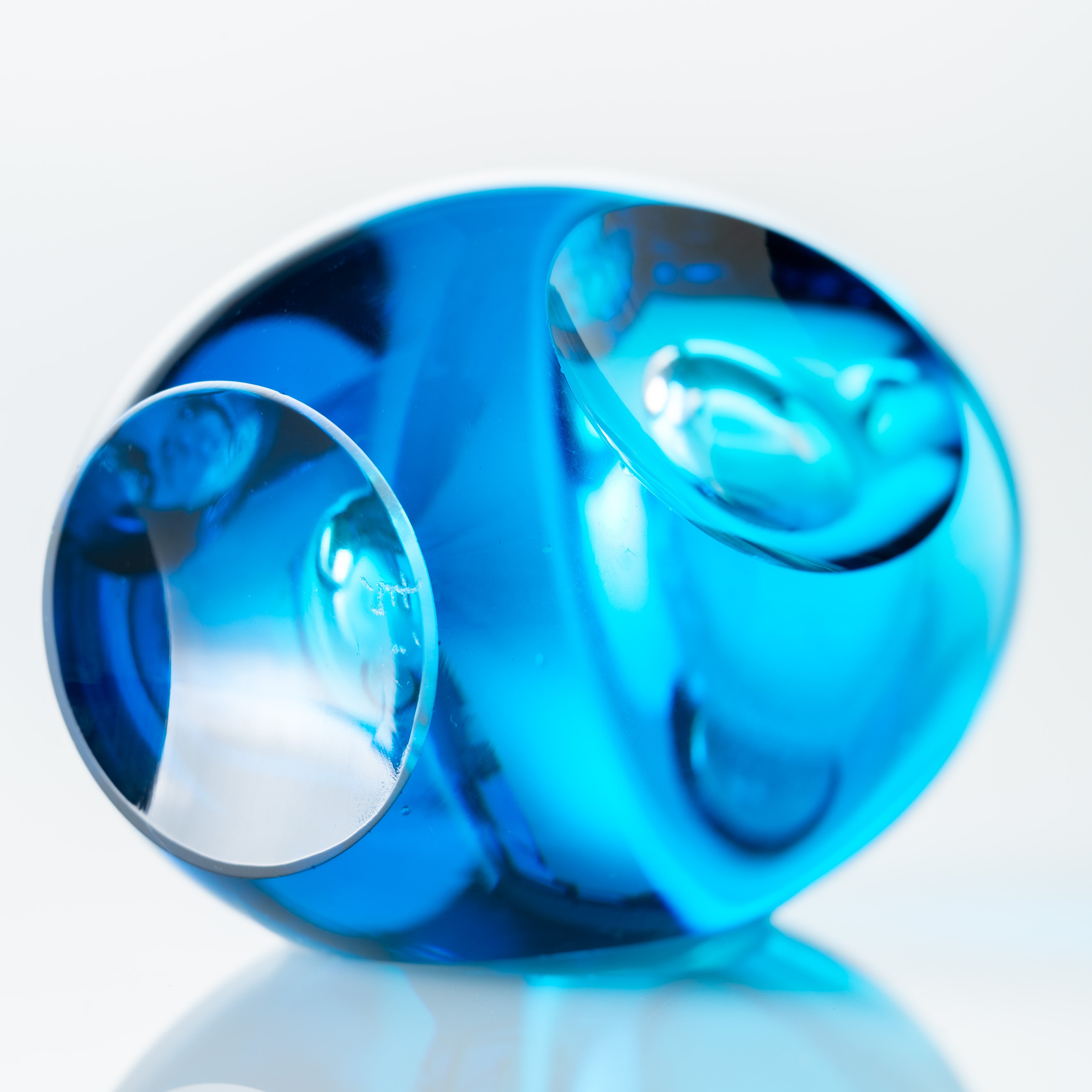 Erinnerungen an die Farben des Ozeans Blau Parfümflasche