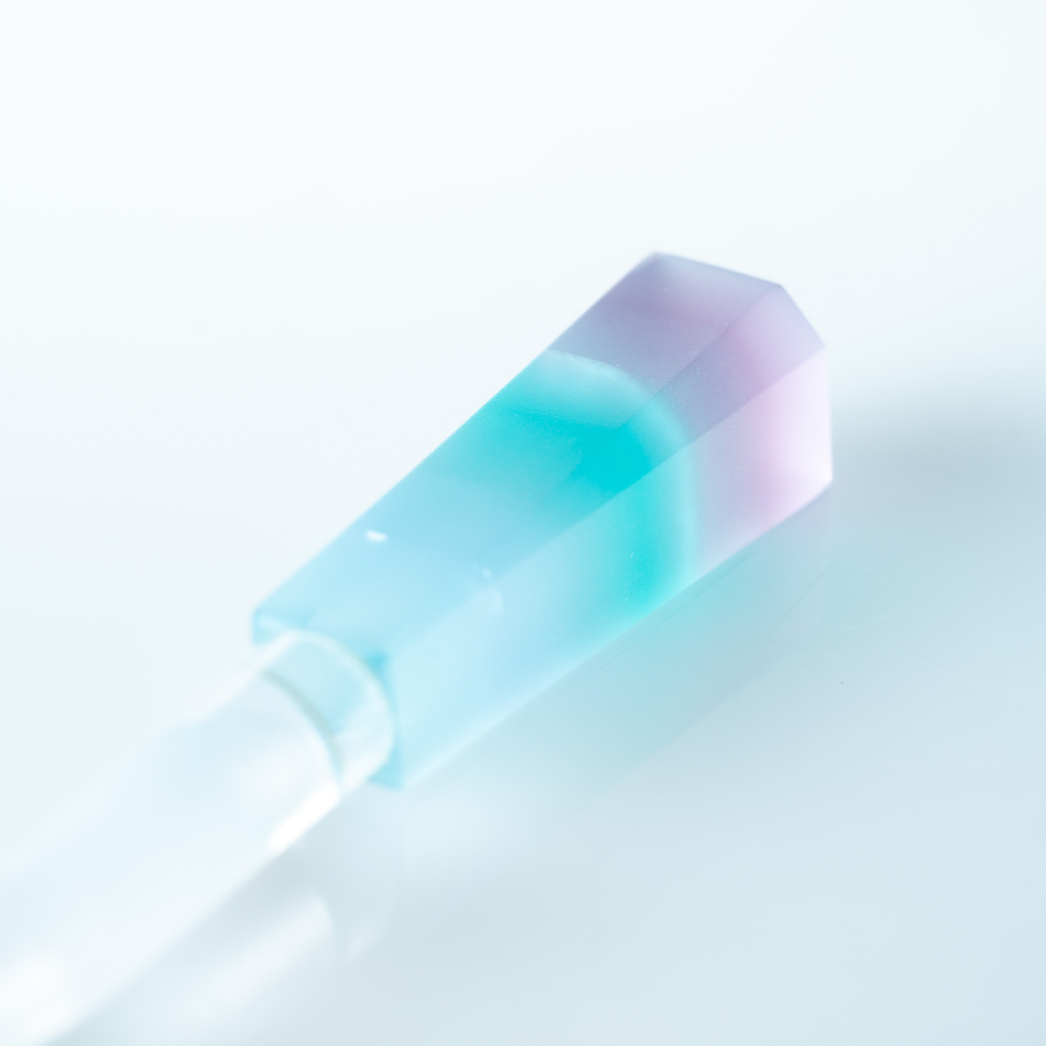 Erinnerungen an die Farben des Ozeans Blau Parfümflasche
